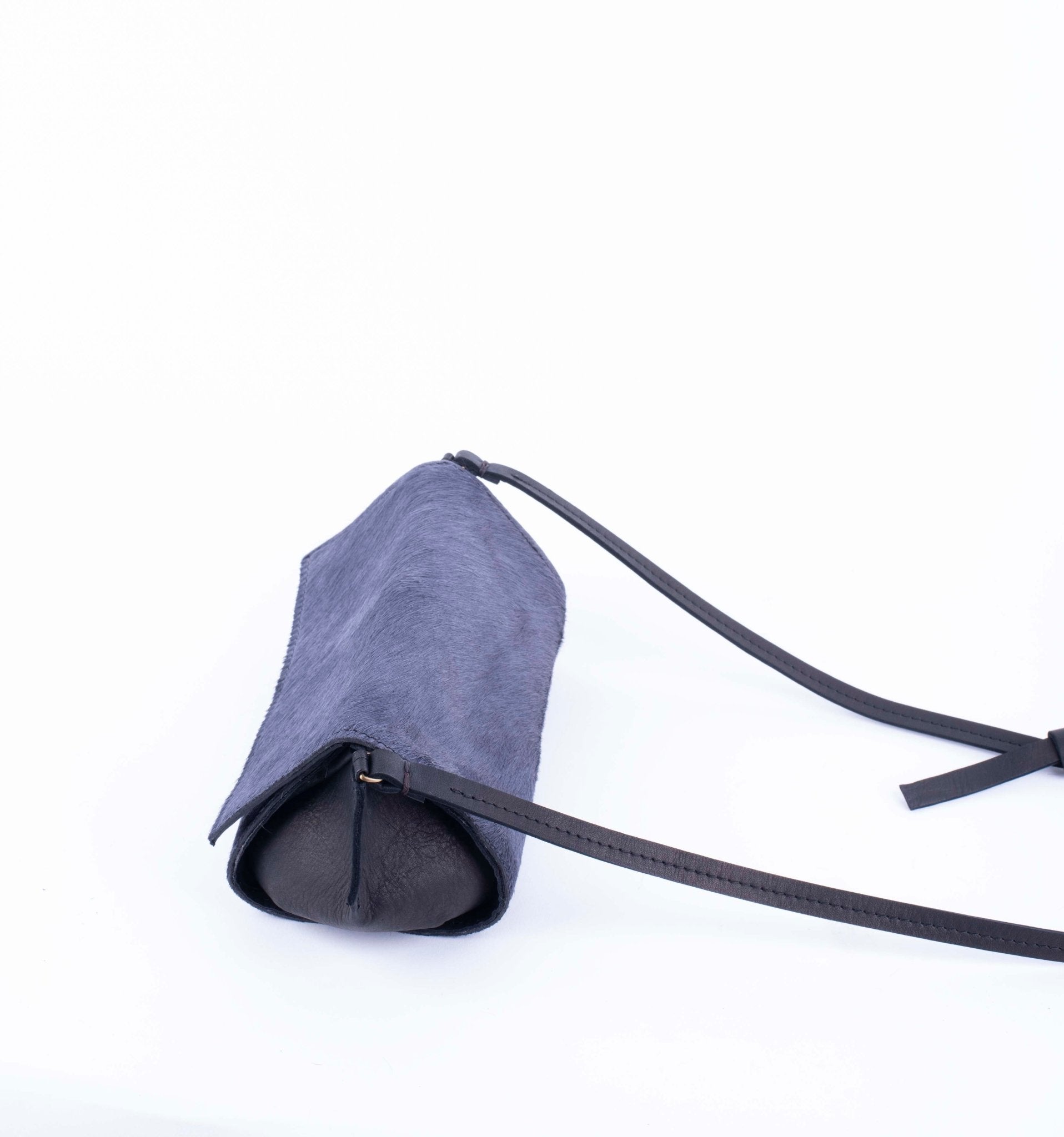 Minu cavallino fumo - borsa piccola a tracolla grigio - Marta Ray