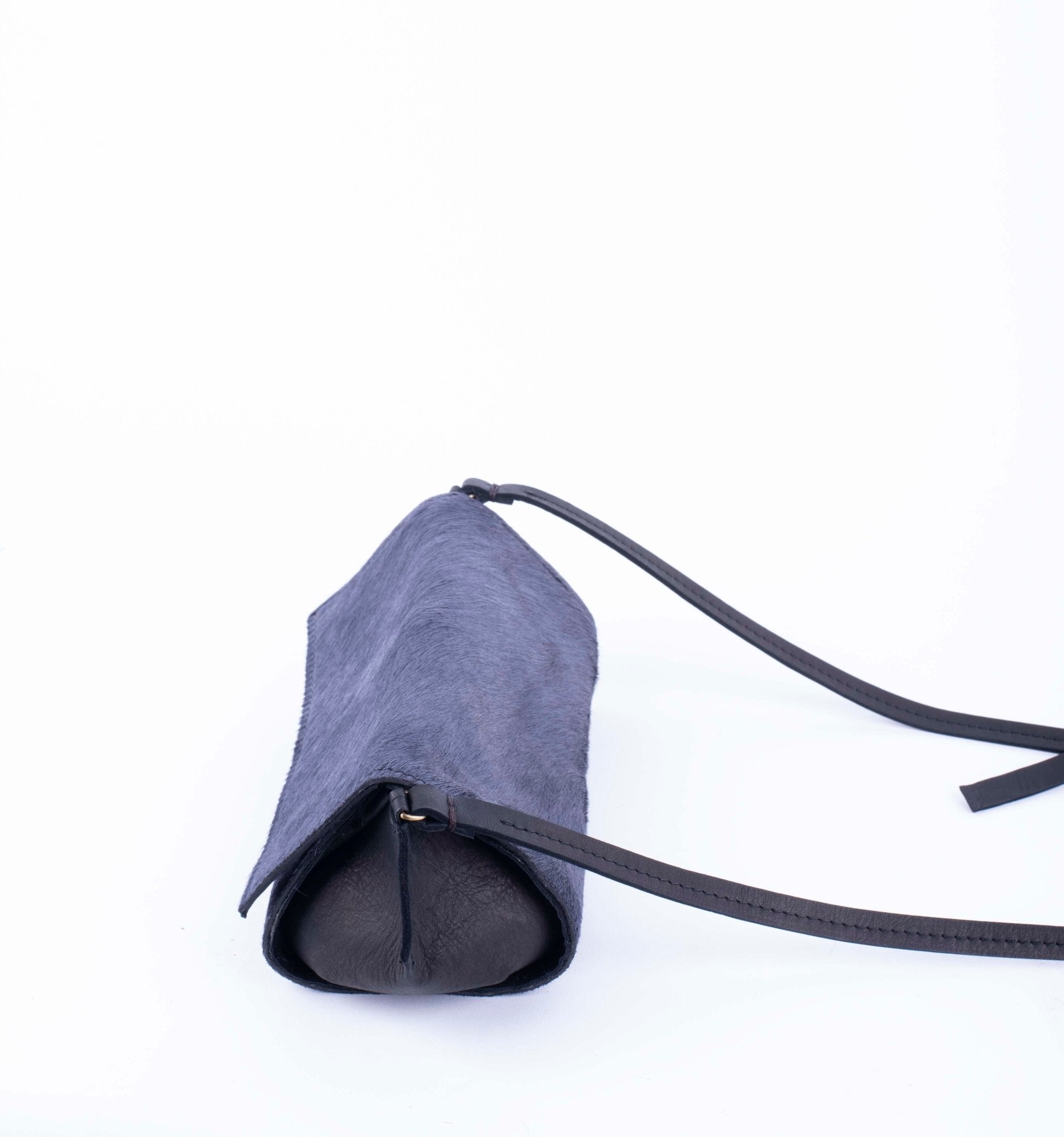 Minu cavallino fumo - borsa piccola a tracolla grigio - Marta Ray