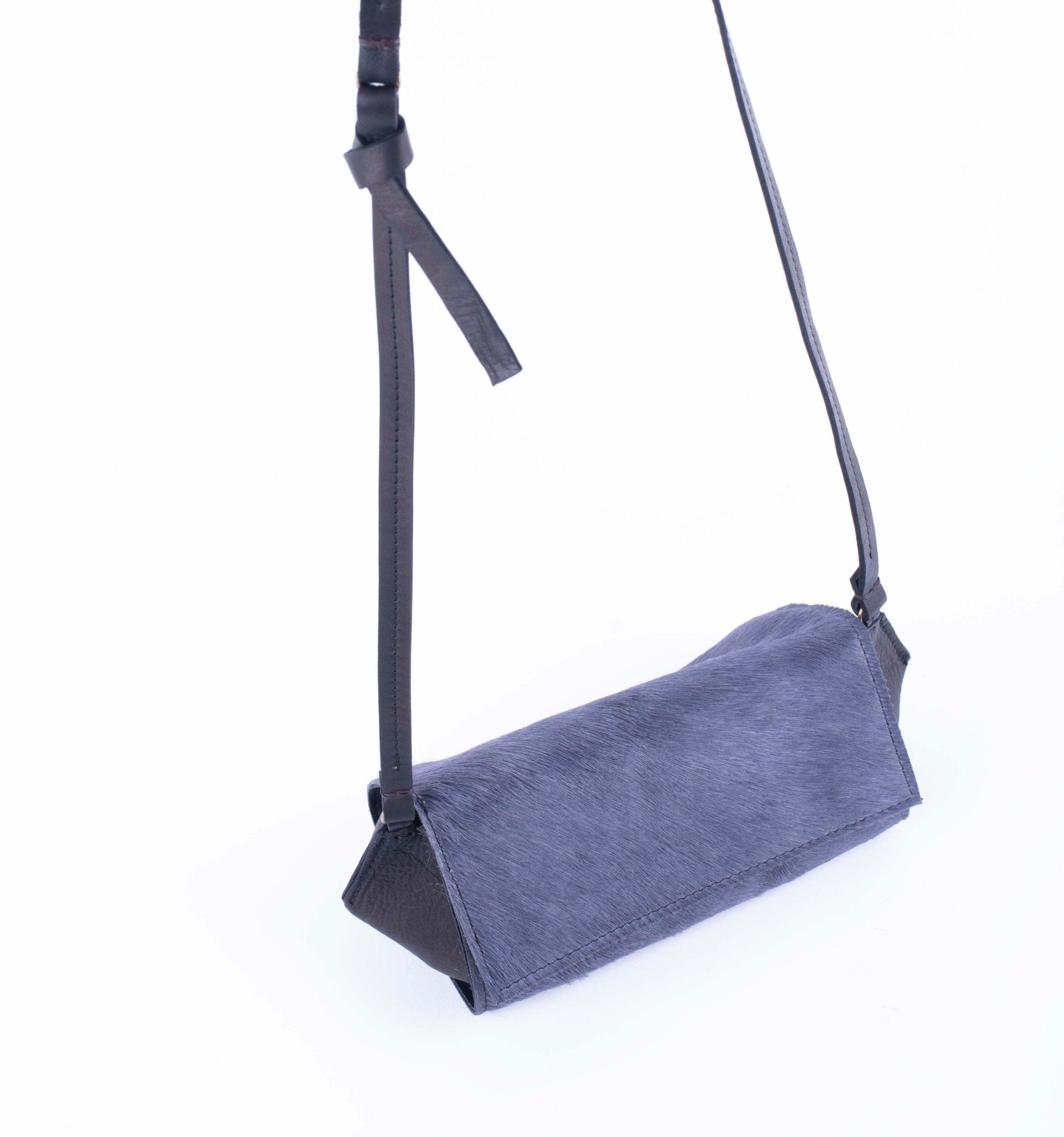 Minu cavallino fumo - borsa piccola a tracolla grigio - Marta Ray