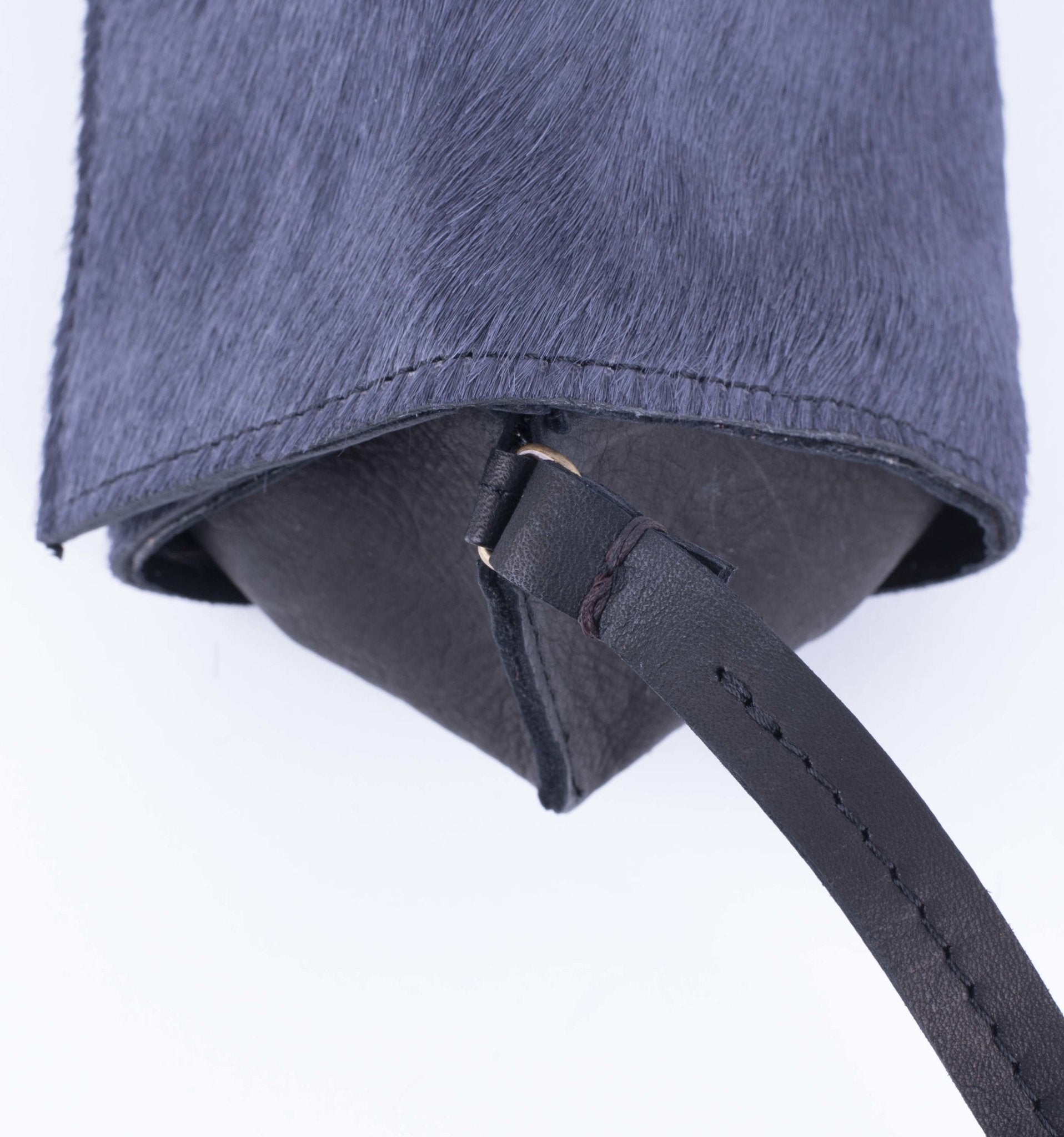 Minu cavallino fumo - borsa piccola a tracolla grigio - Marta Ray