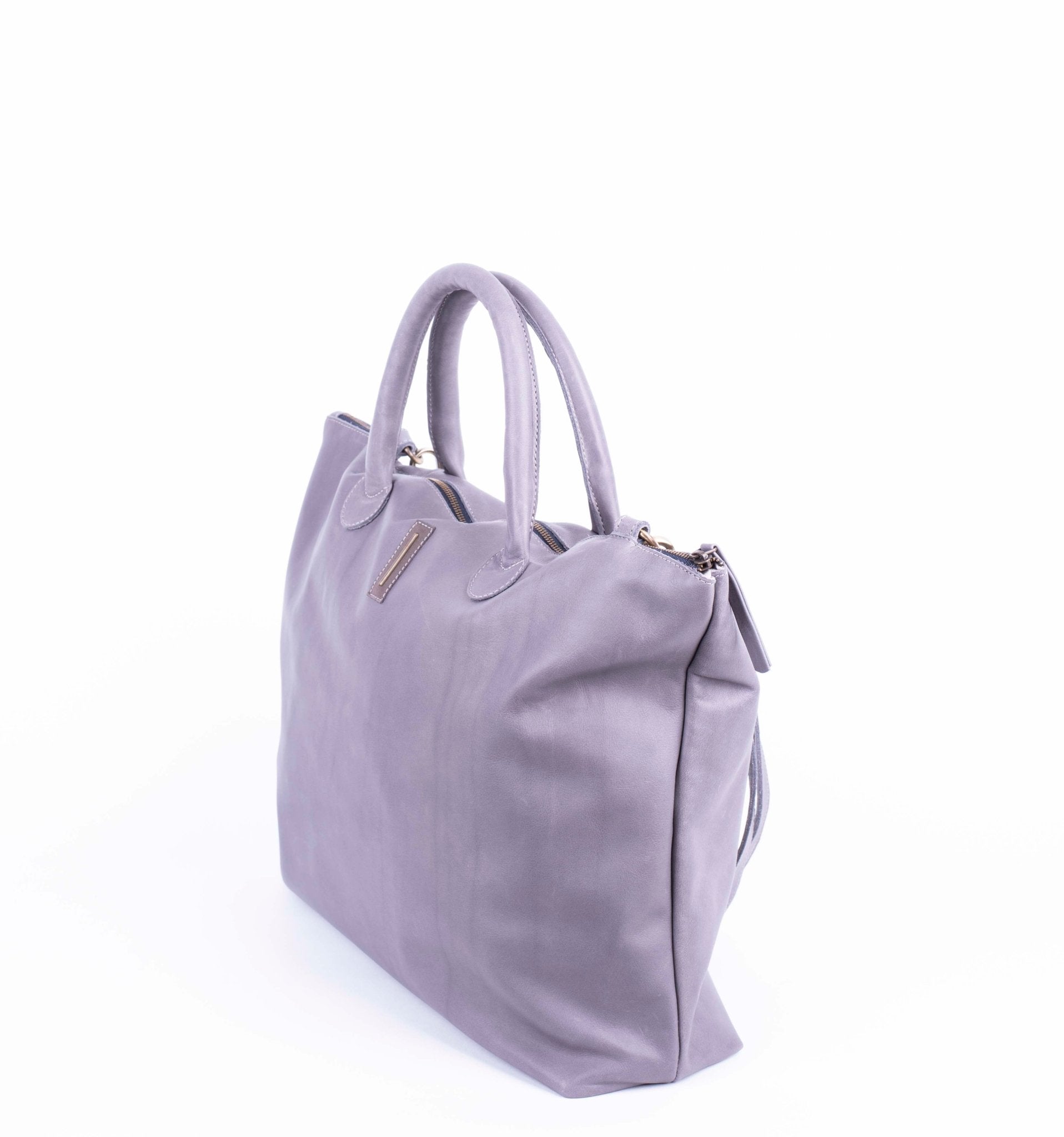 Miriam mousse frozen - borsa in pelle grigia - Marta Ray