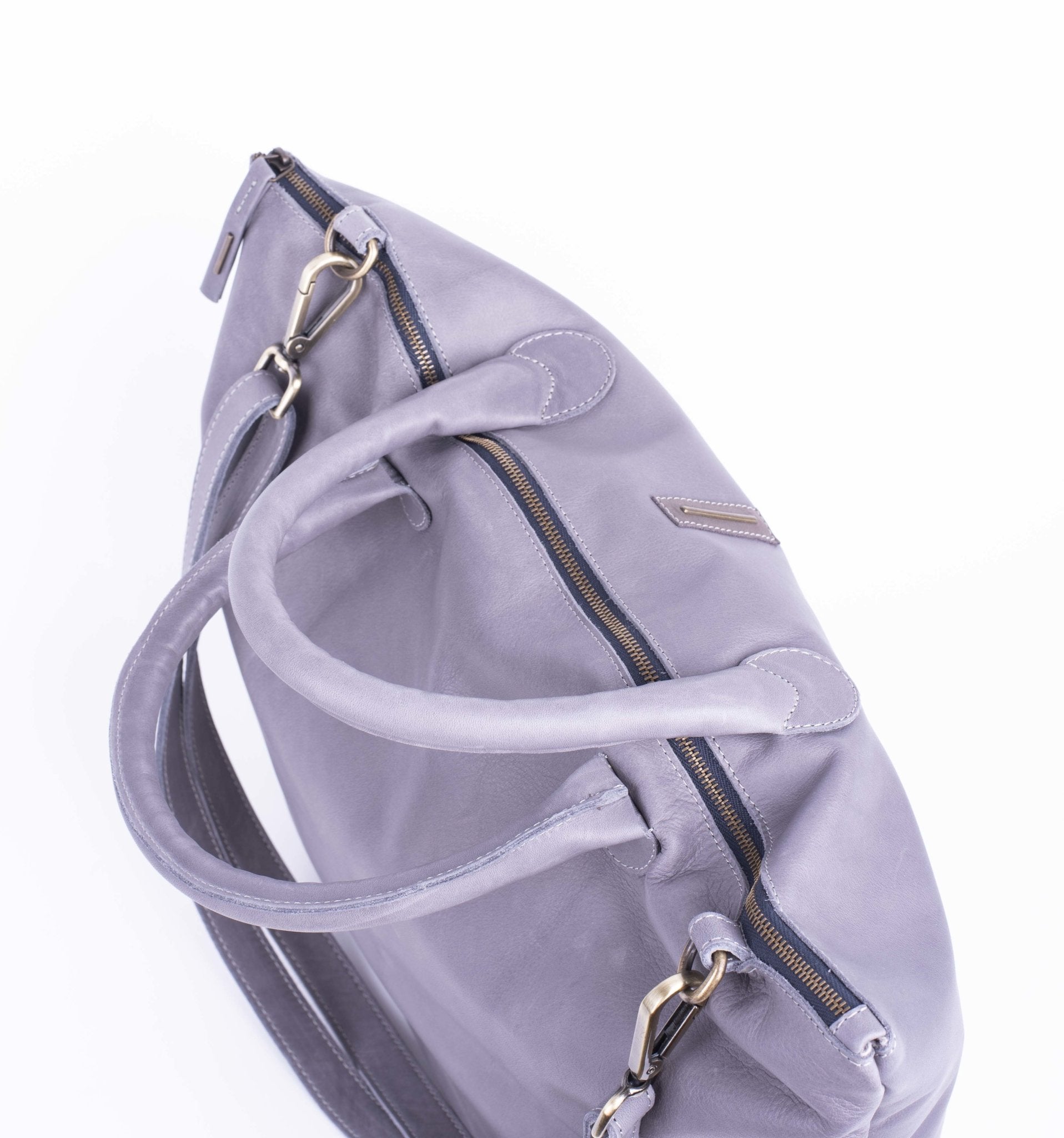Miriam mousse frozen - borsa in pelle grigia - Marta Ray