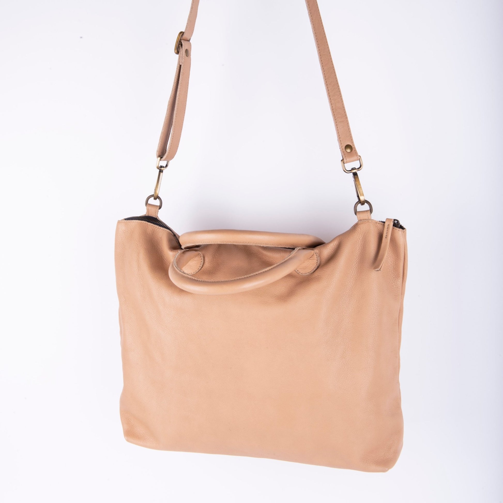 Miriam mousse nocciola - borsa in pelle beige - Marta Ray