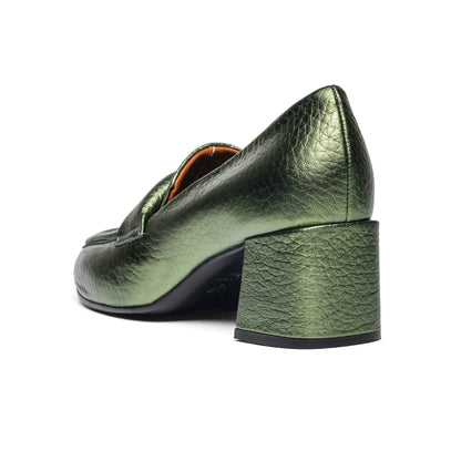 Mocassino Roz laminato verde - Marta Ray