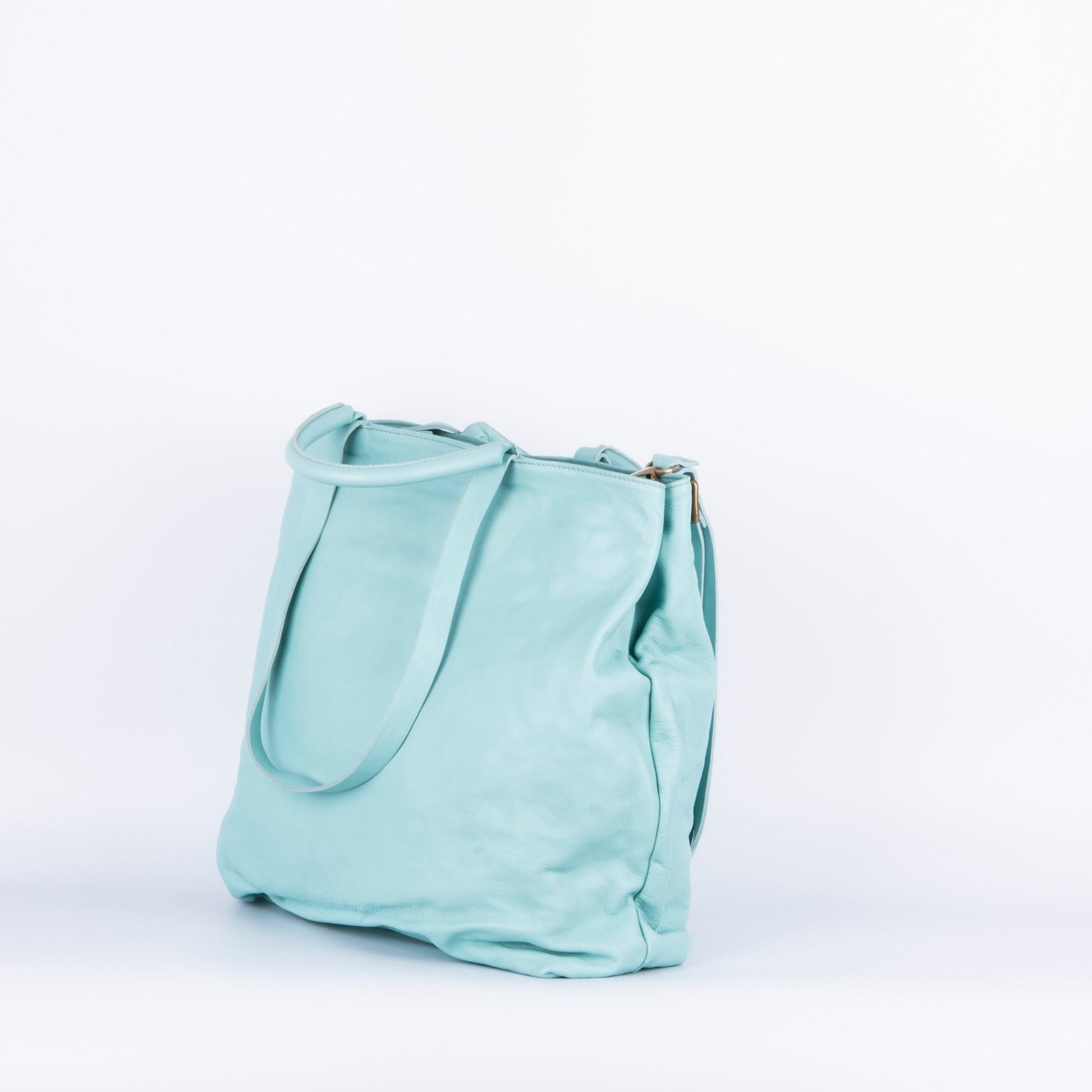 Momoko mousse acqua - borsa grande in pelle verde - Marta Ray