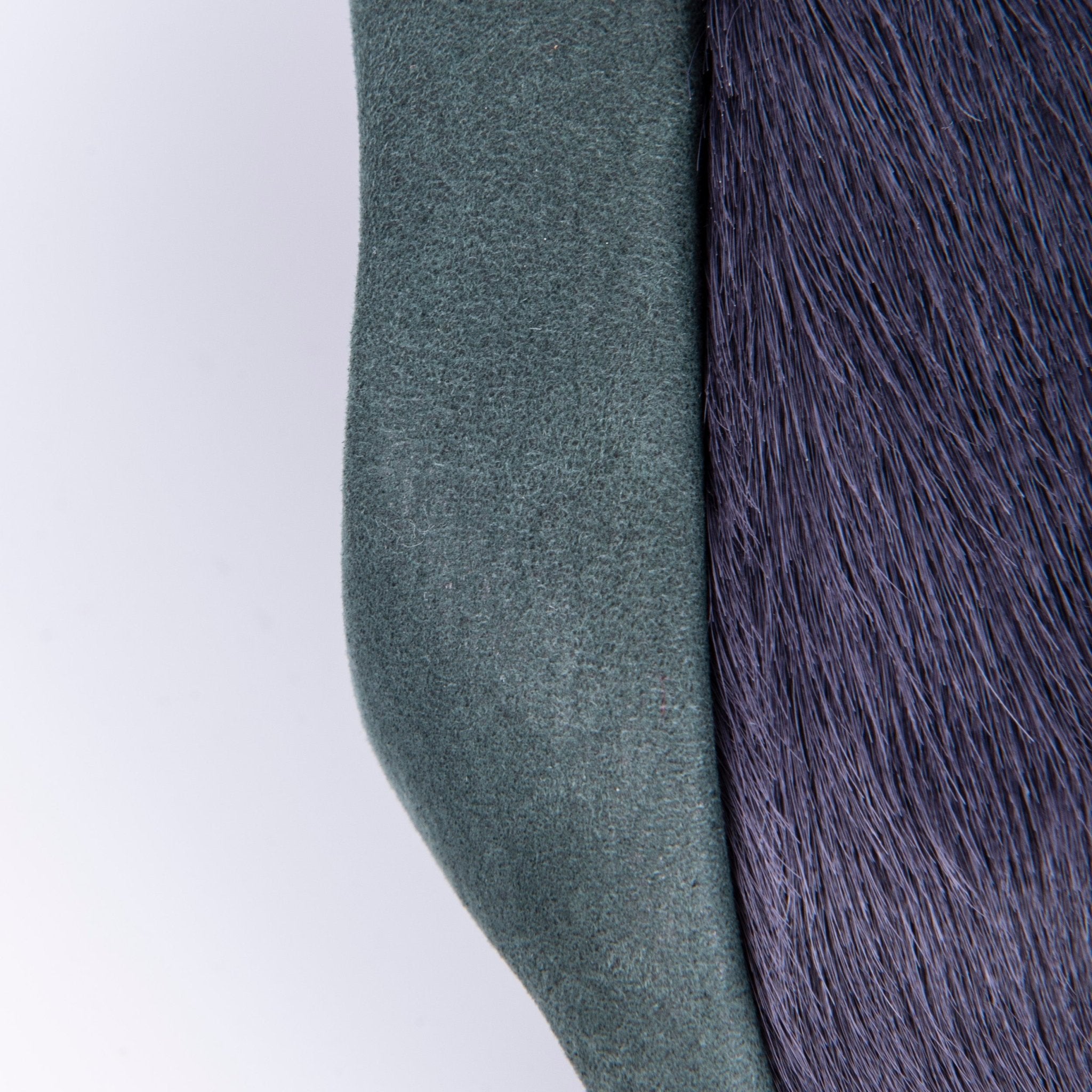 New Adele mousse/cavallino ottanio/fumo - borsa a tracolla in pelle verde - Marta Ray