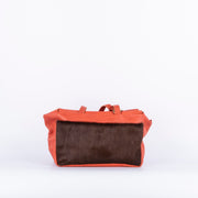 New Adele mousse/cavallino zucca/moro - borsa a tracolla in pelle arancione - Marta Ray
