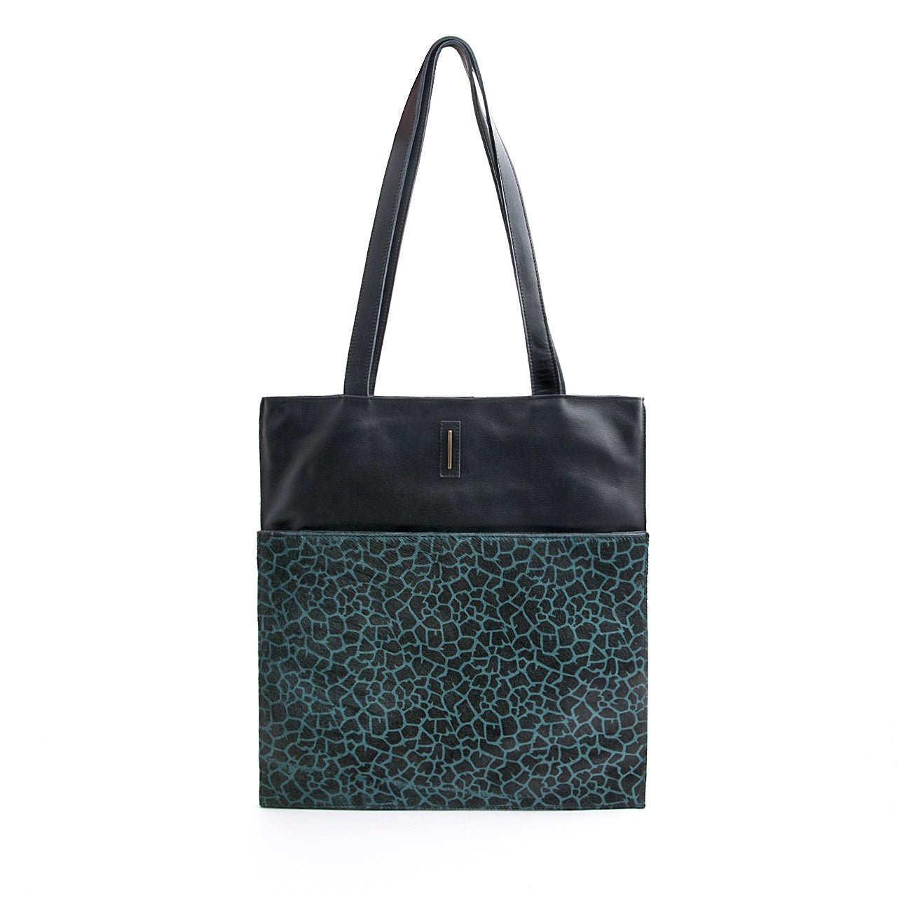 New Shopper cavallino giraffa petrolio - Marta Ray