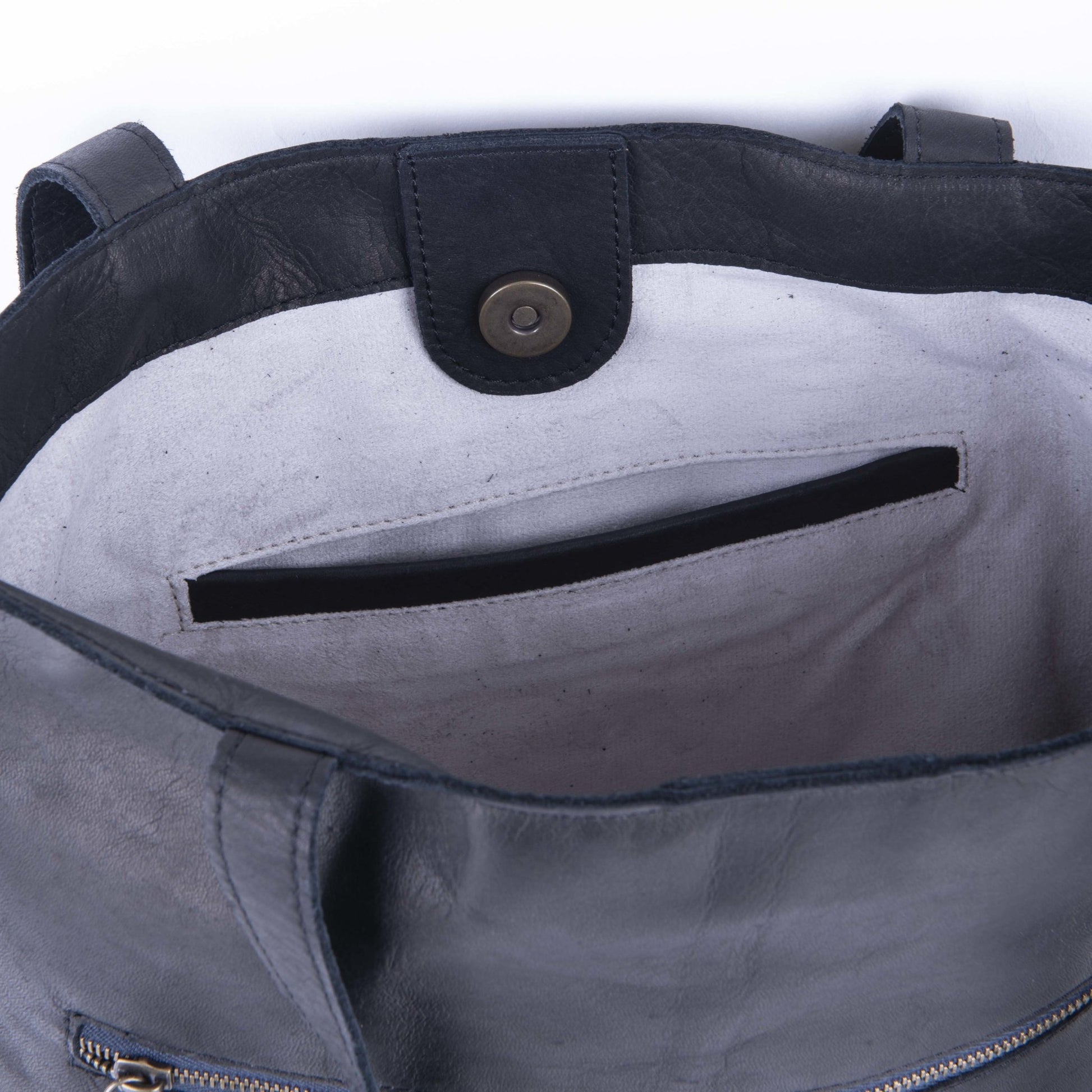 New shopper cerato nero - borsa shopping in pelle nera - Marta Ray
