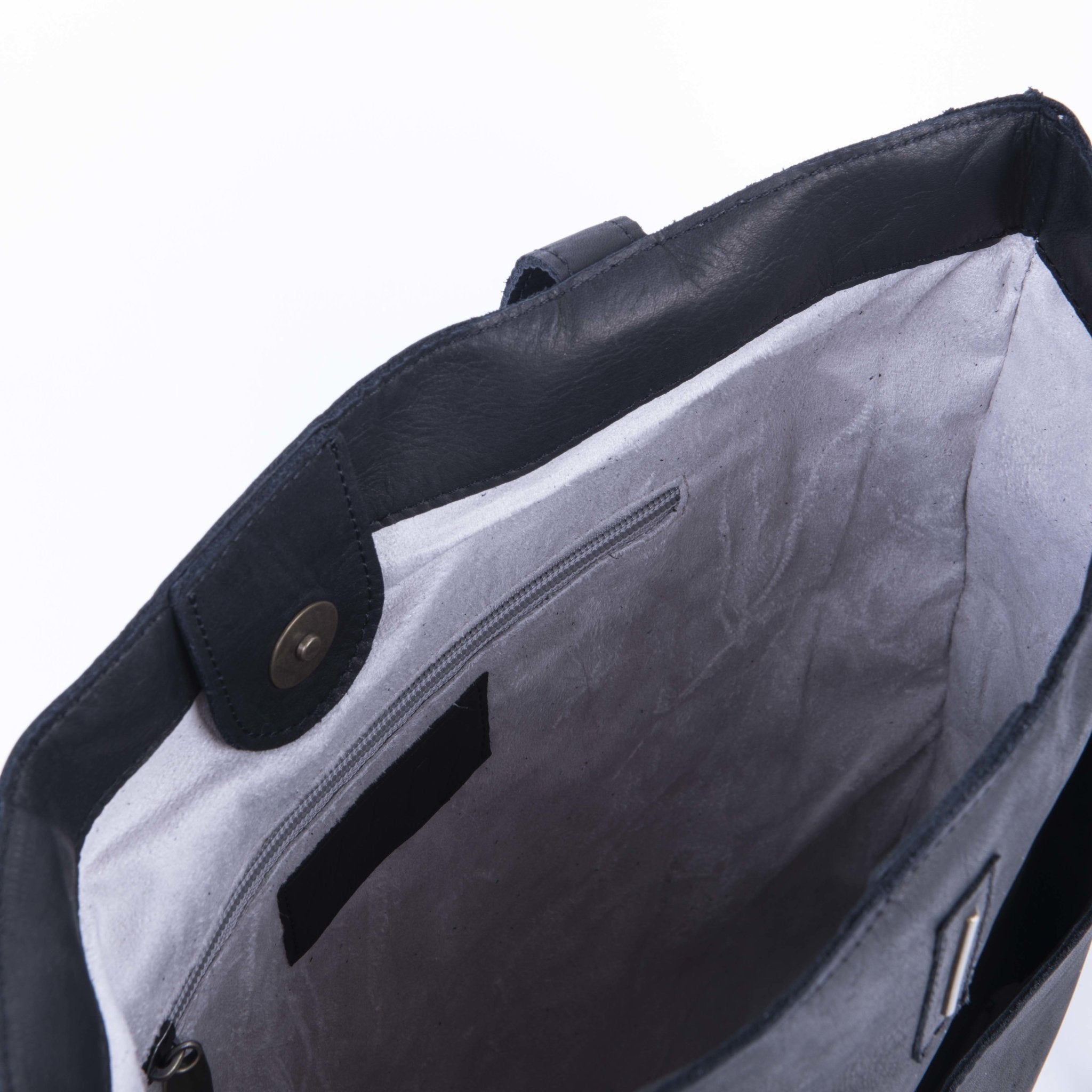 New shopper cerato nero - borsa shopping in pelle nera - Marta Ray