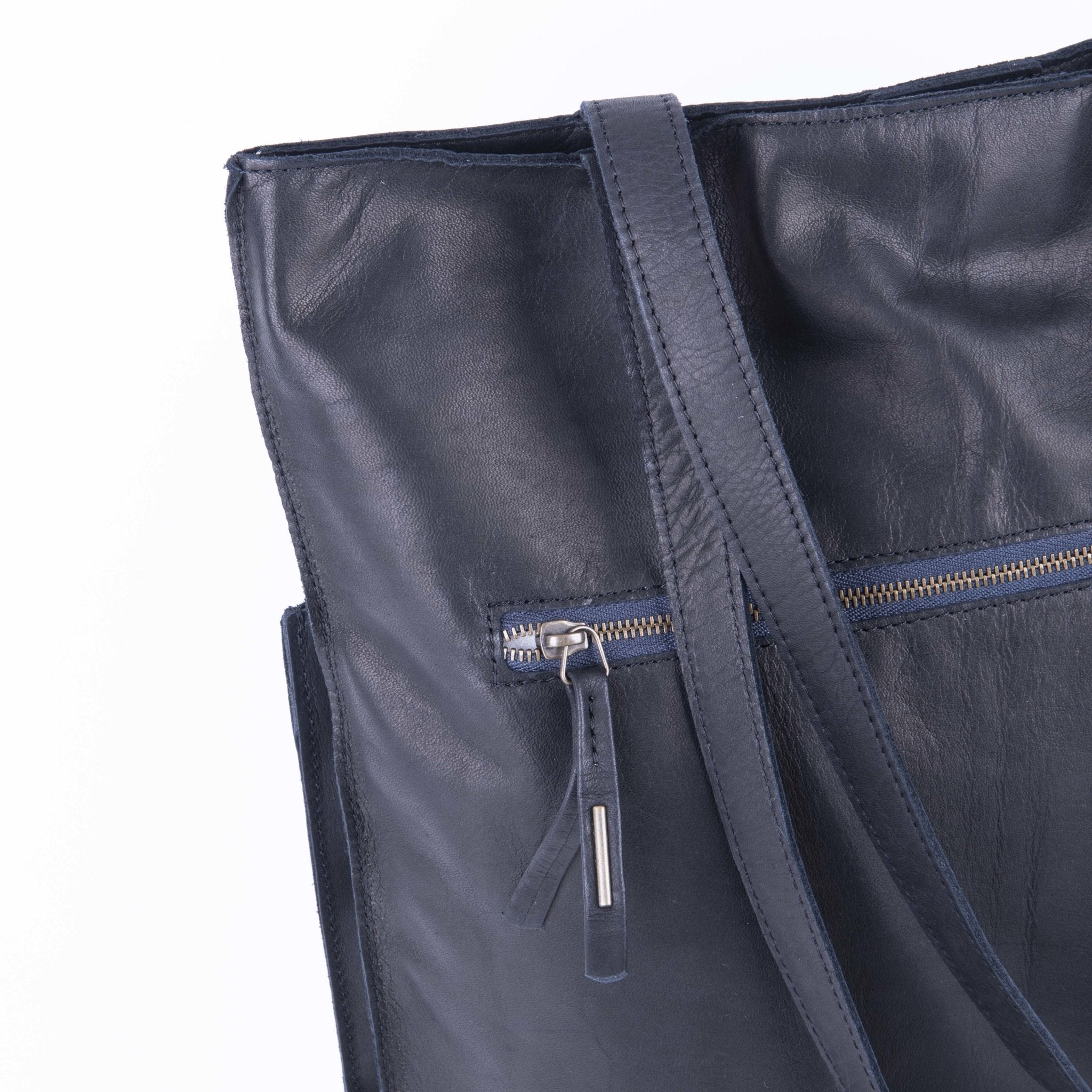 New shopper cerato nero - borsa shopping in pelle nera - Marta Ray