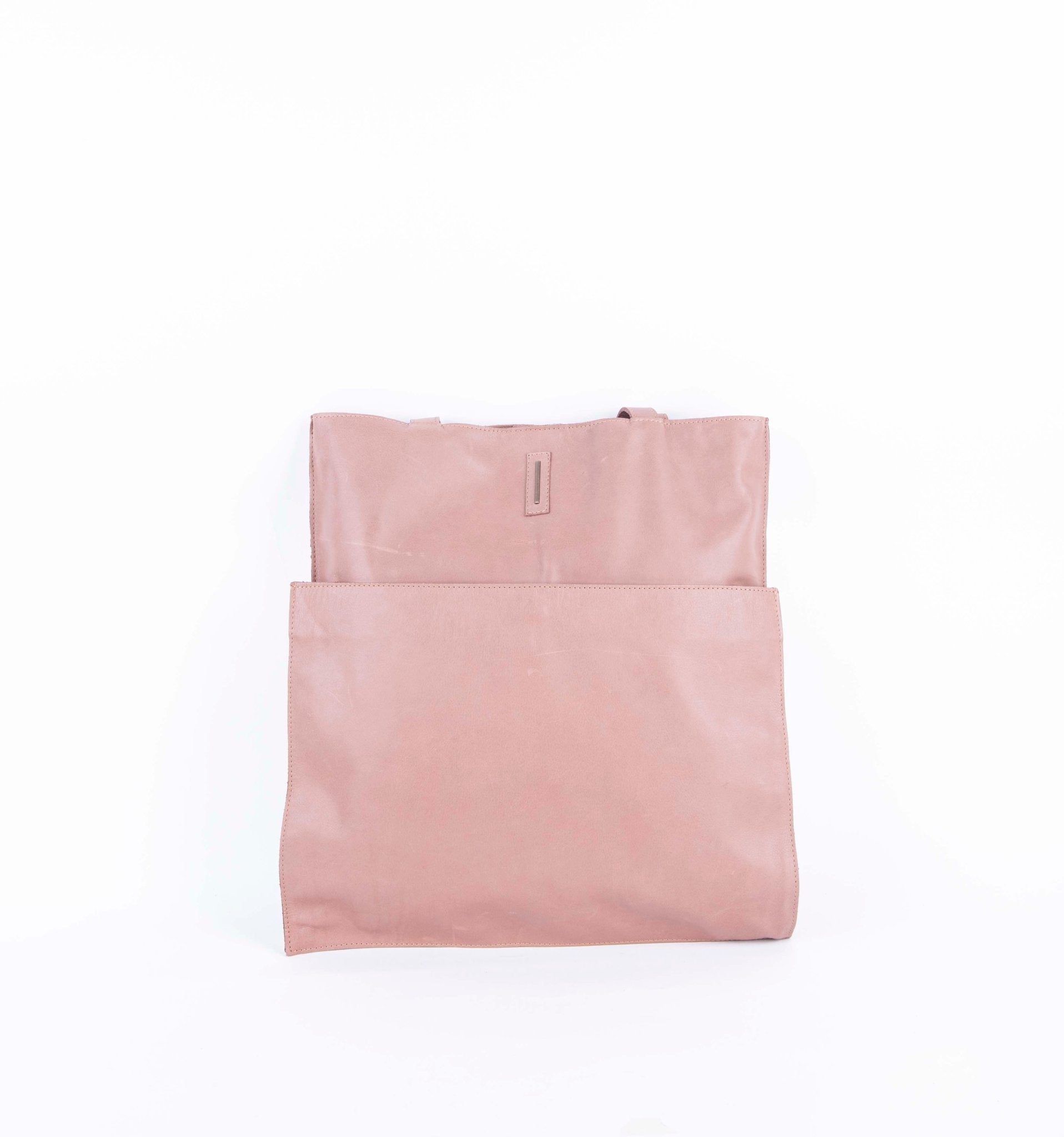 New shopper mousse cammeo - borsa shopping in pelle rosa - Marta Ray