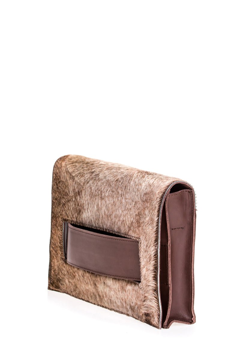 Noa canyon/cavallino tdm/coffee - pochette in pelle marrone - Marta Ray