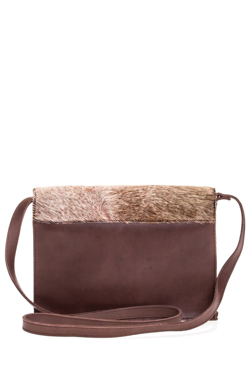 Noa canyon/cavallino tdm/coffee - pochette in pelle marrone - Marta Ray