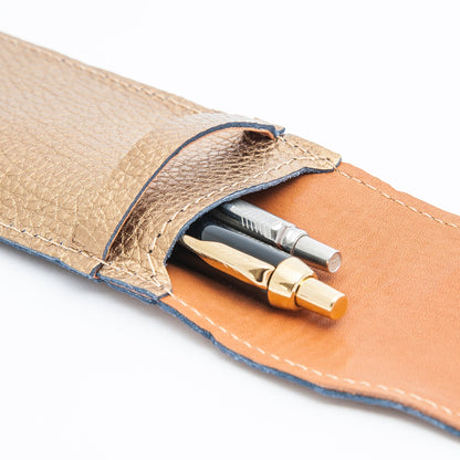 Pen portapenne martellato laminato bronzo - Marta Ray