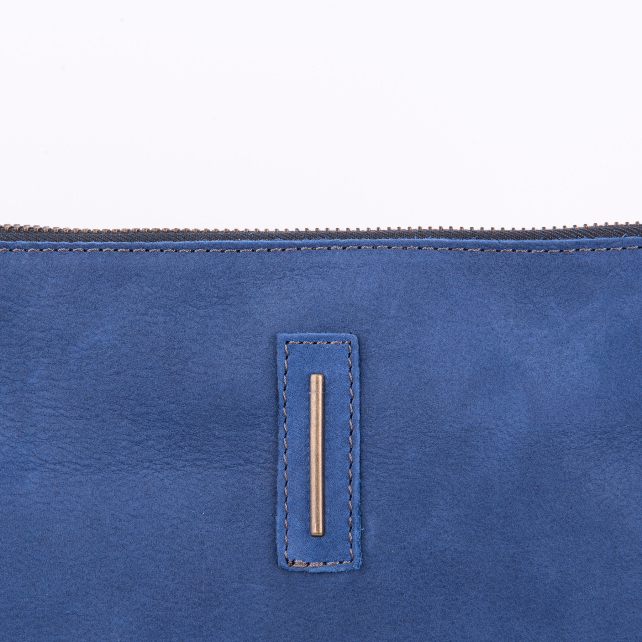 Pia Large long beach blu indemoniato - borsellino in pelle blu - Marta Ray
