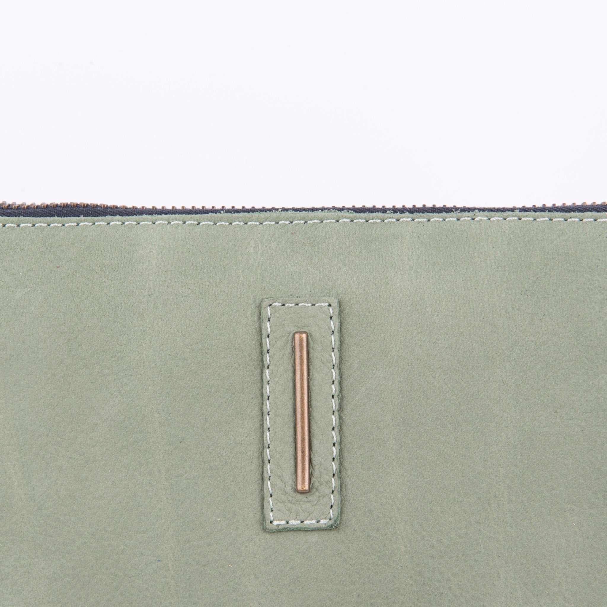 Pia Large long beach edera - borsellino in pelle verde - Marta Ray