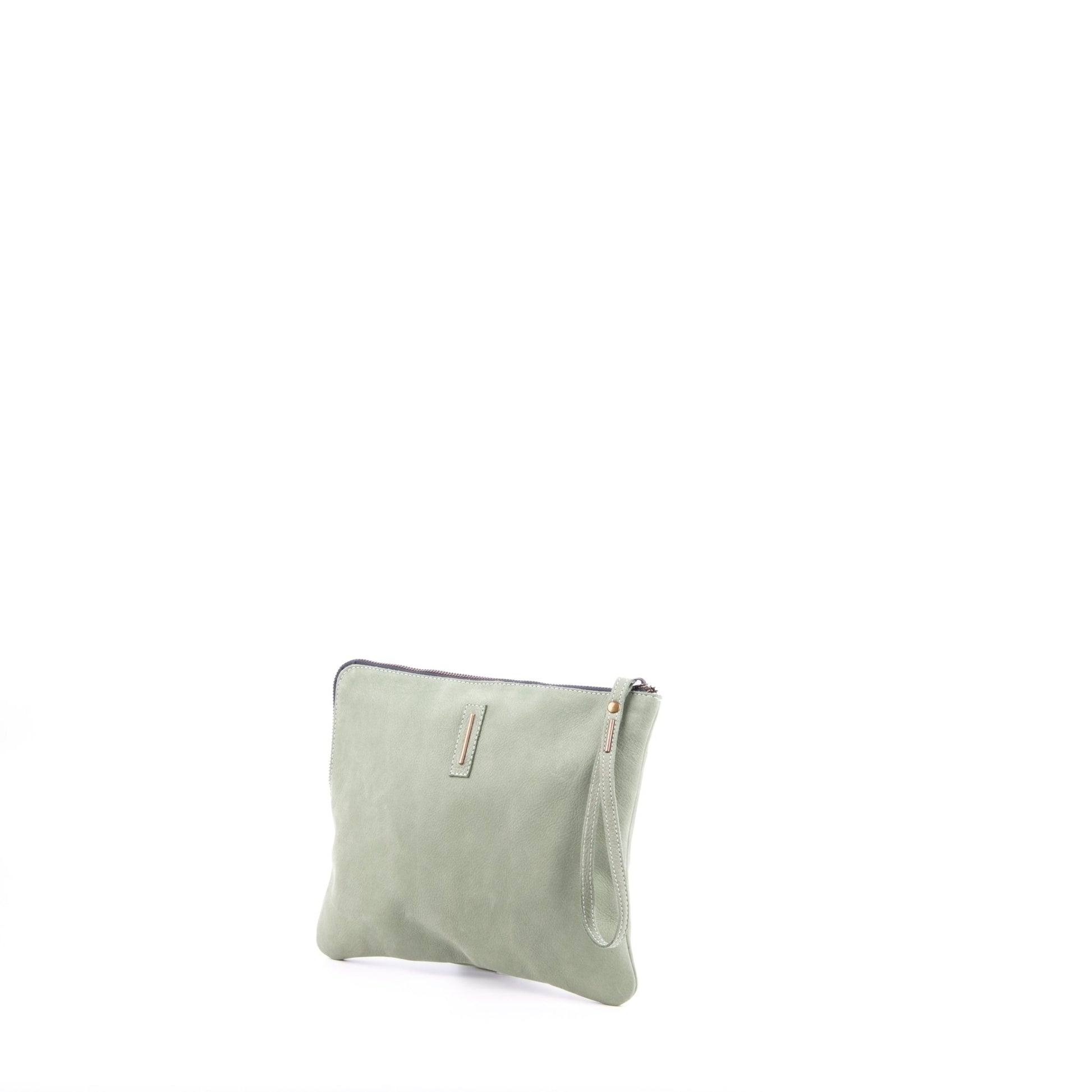 Pia Large long beach edera - borsellino in pelle verde - Marta Ray