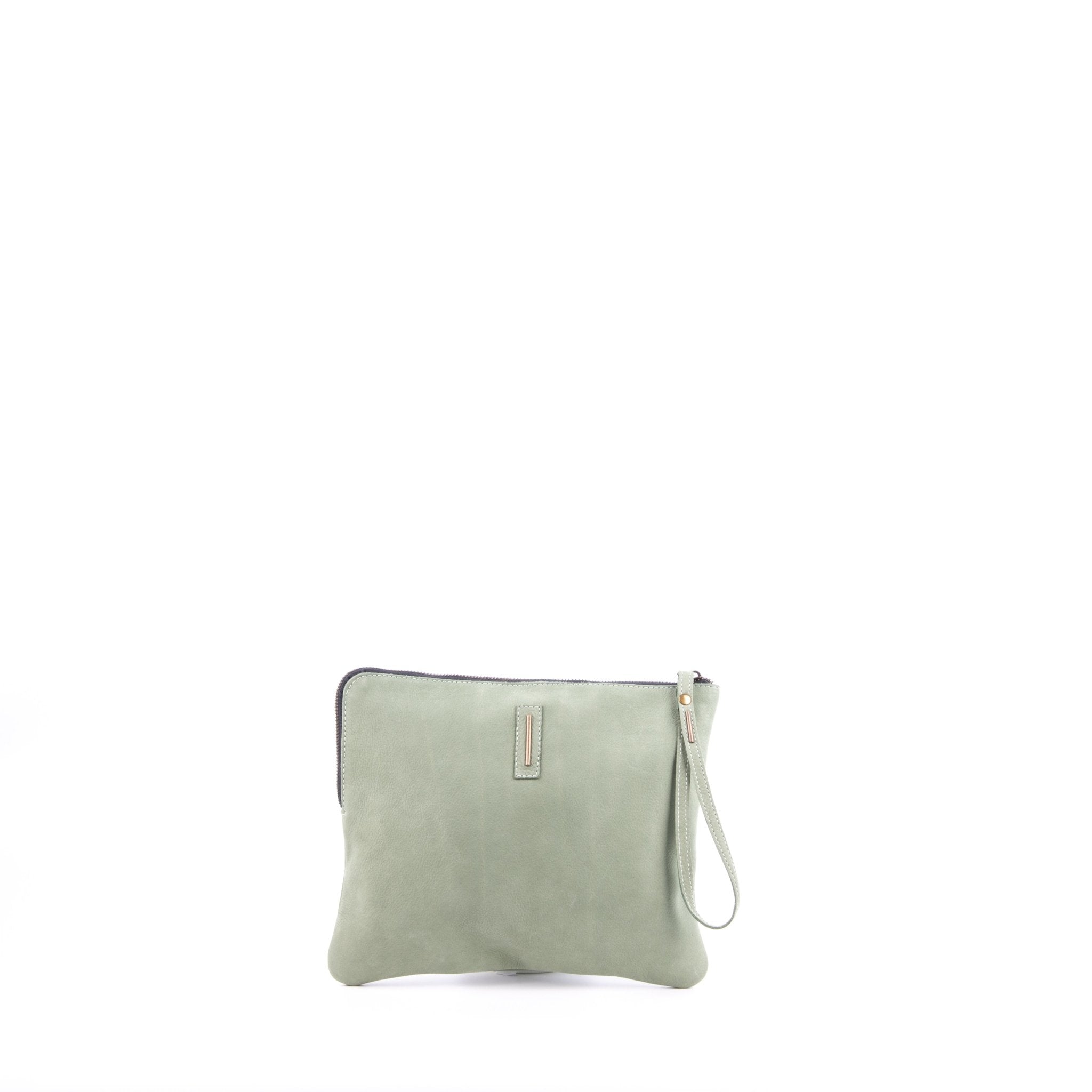 Pia Large long beach edera - borsellino in pelle verde - Marta Ray