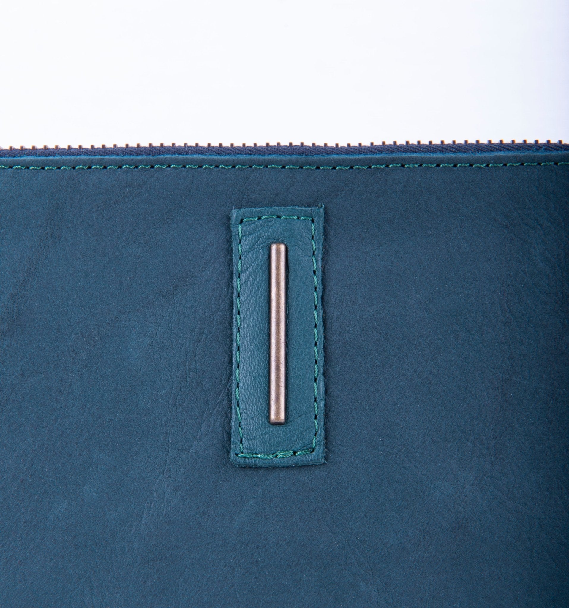 Pia large long beach ottanio - borsellino in pelle verde - Marta Ray