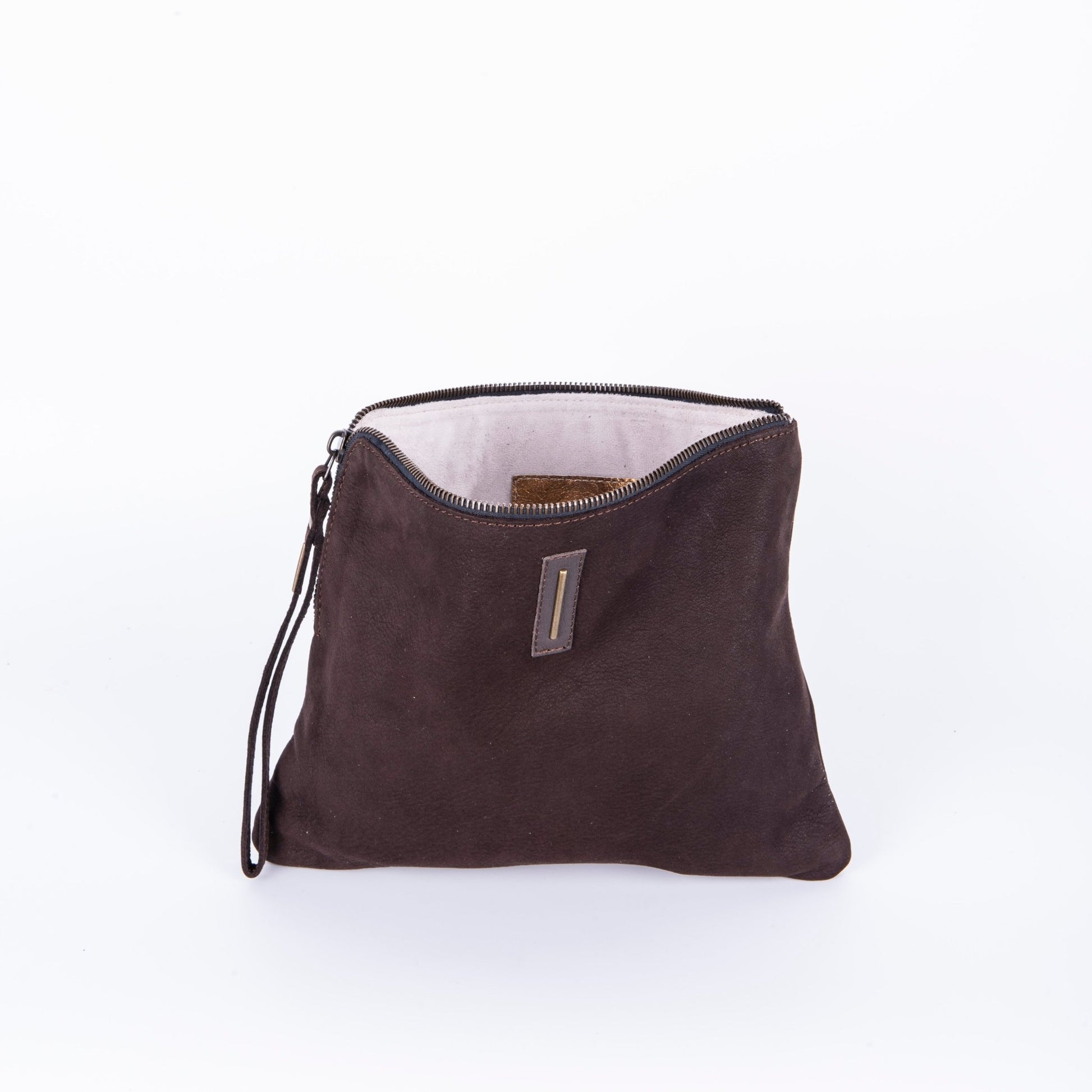 Pia large long beach tam - borsellino in pelle testa di moro - Marta Ray
