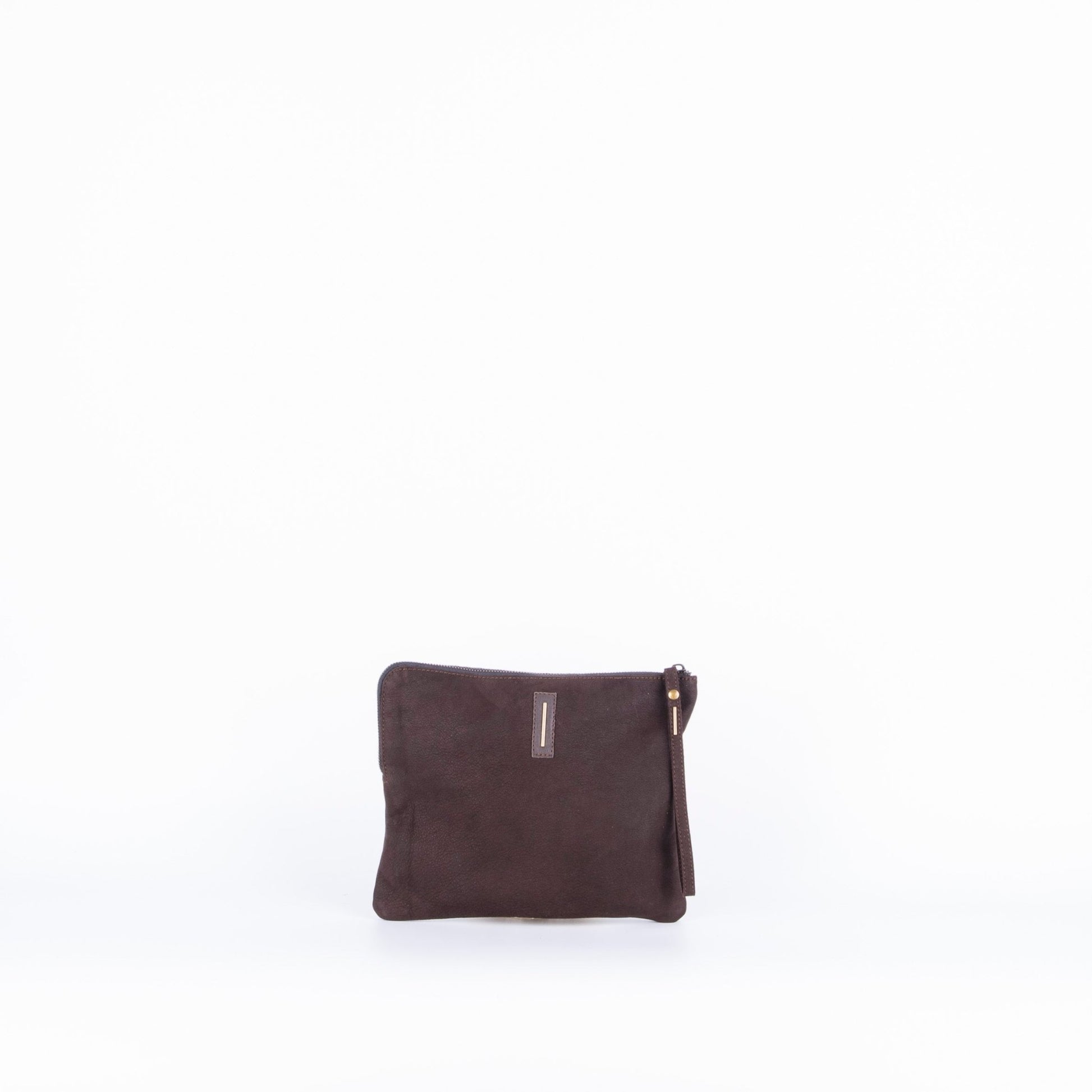 Pia large long beach tam - borsellino in pelle testa di moro - Marta Ray