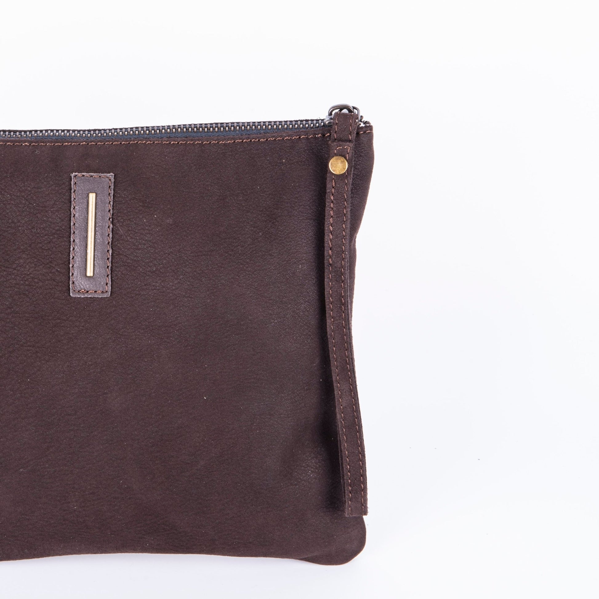 Pia large long beach tam - borsellino in pelle testa di moro - Marta Ray