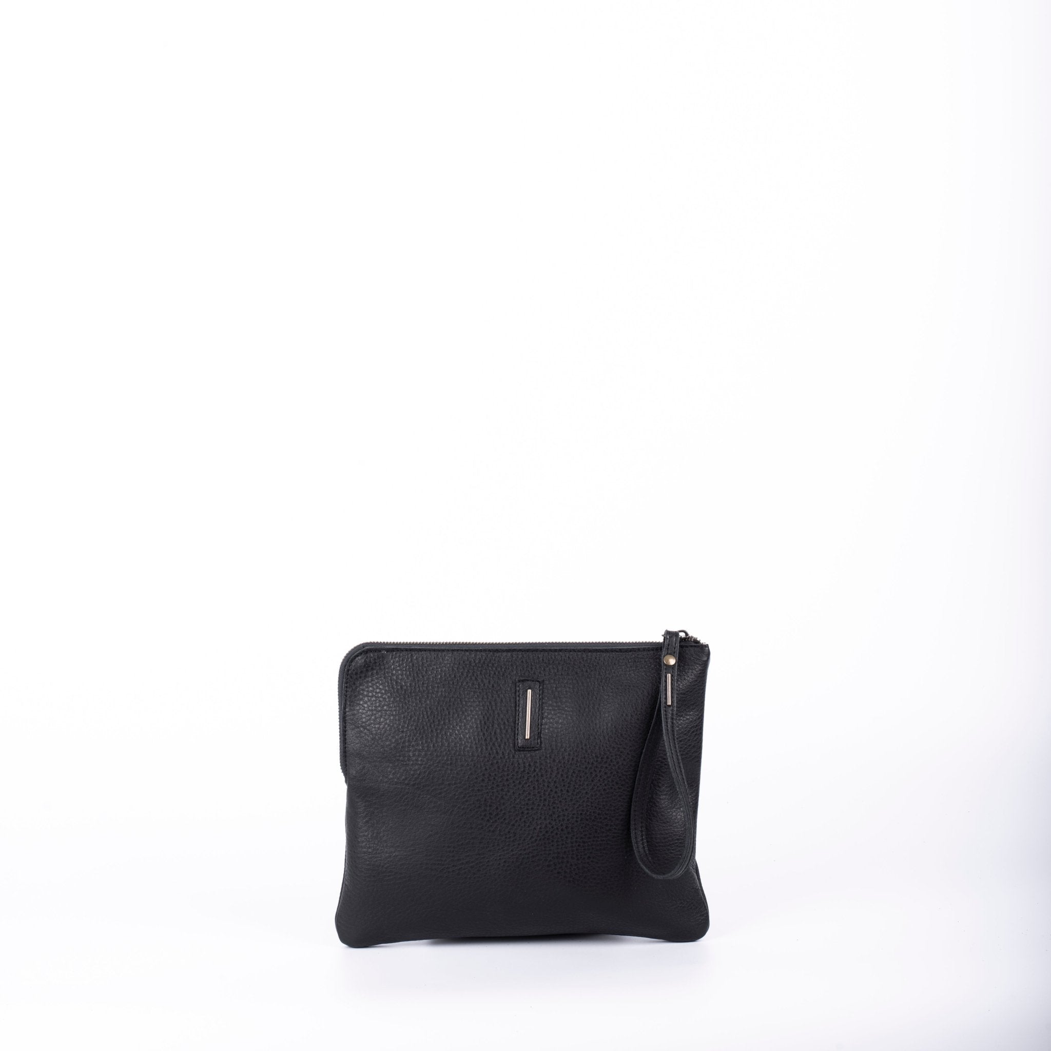 Pia Large martellato nero - borsellino in pelle nera - Marta Ray