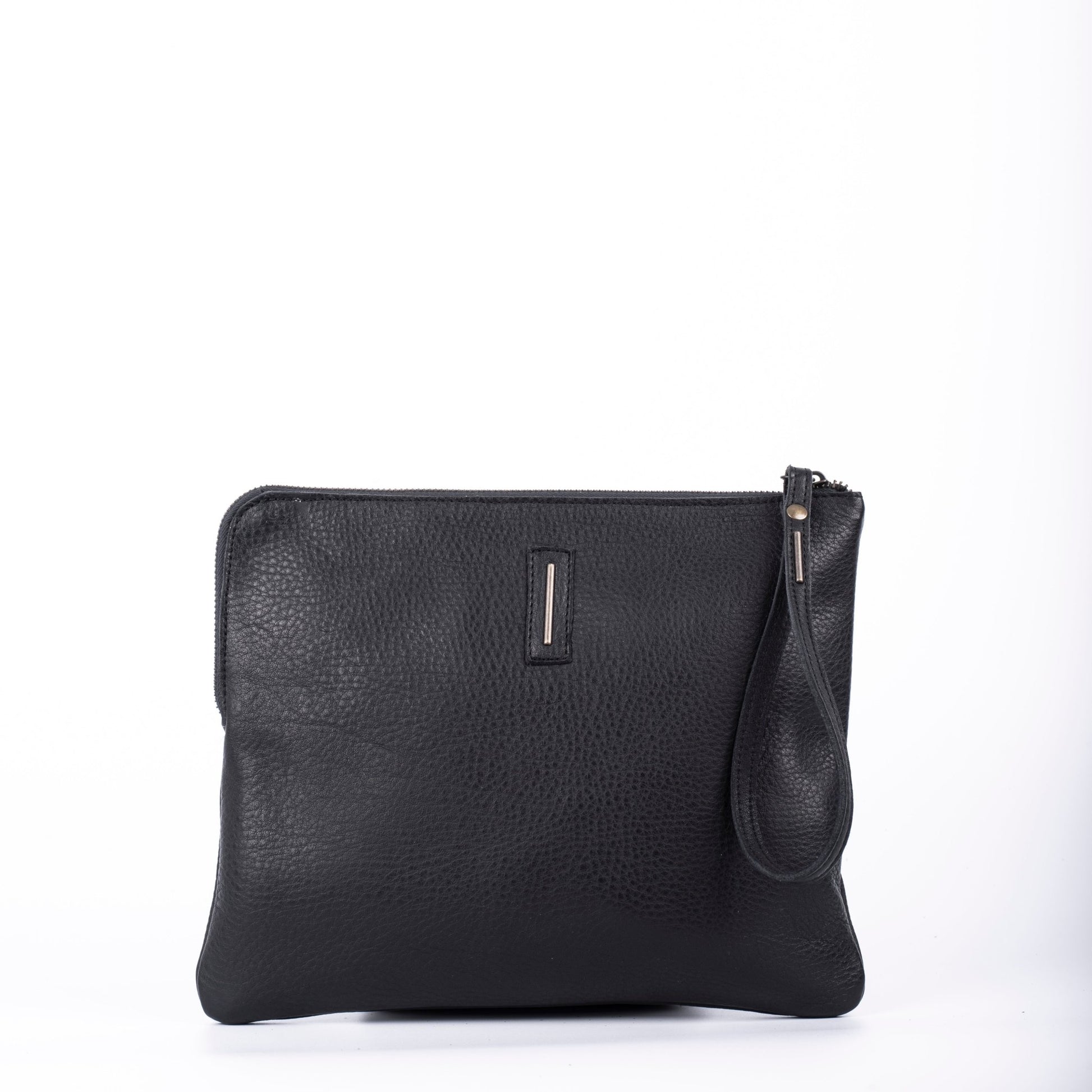 Pia Large martellato nero - borsellino in pelle nera - Marta Ray