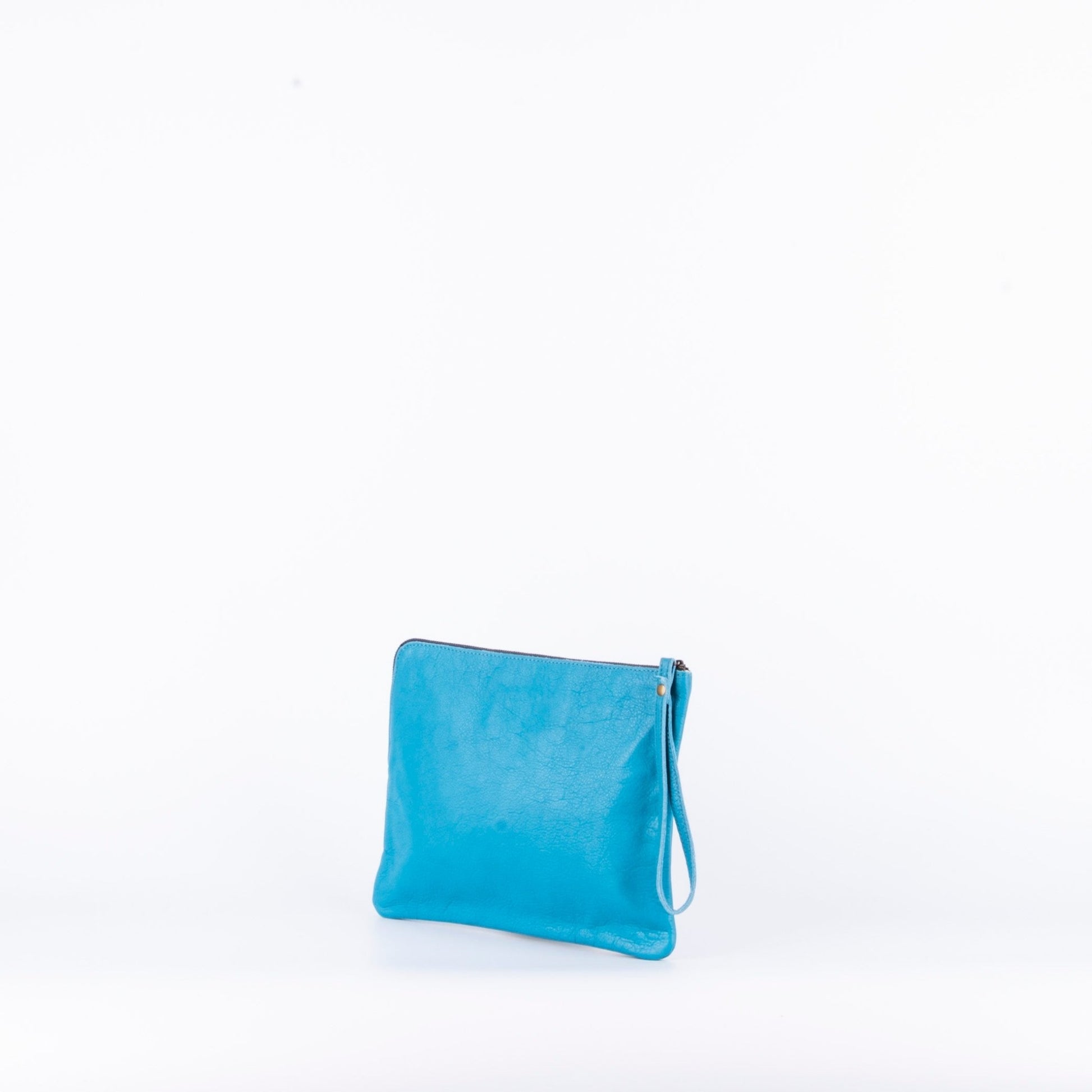 Pia Large mousse mare - borsellino in pelle blu - Marta Ray
