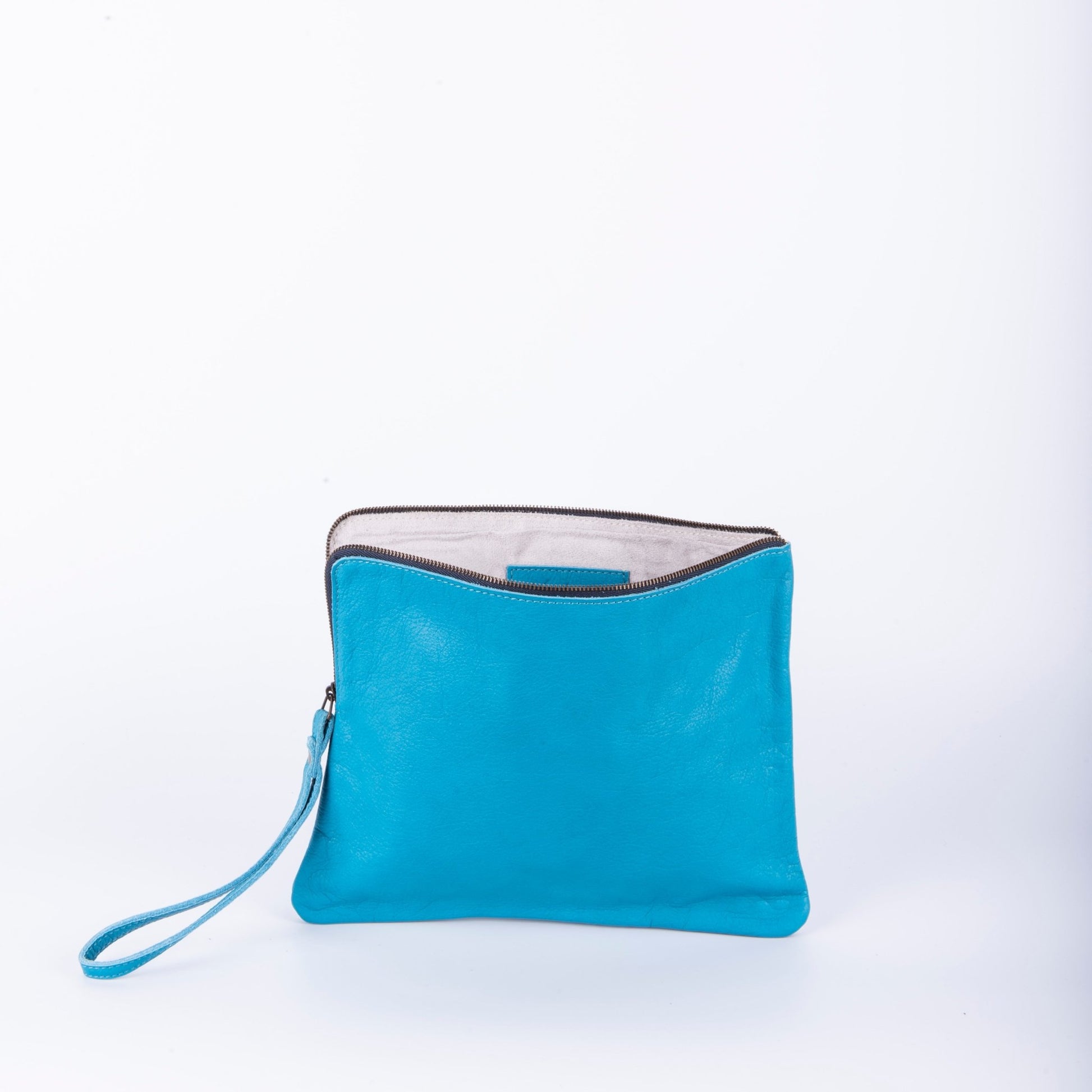 Pia Large mousse mare - borsellino in pelle blu - Marta Ray