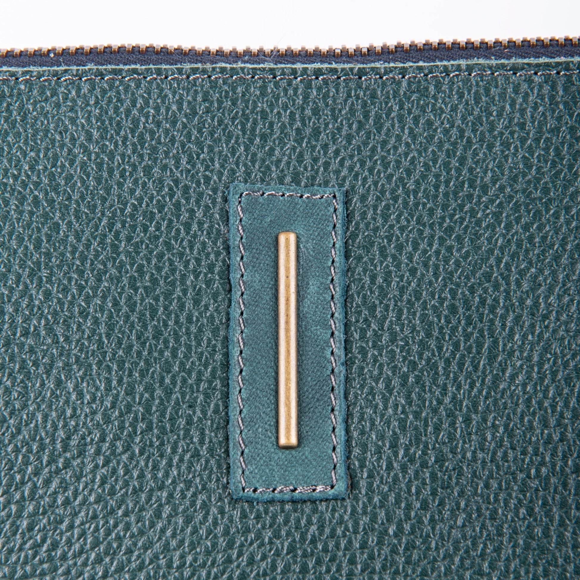 Pia Large new york cardo marino - borsellino in pelle verde - Marta Ray