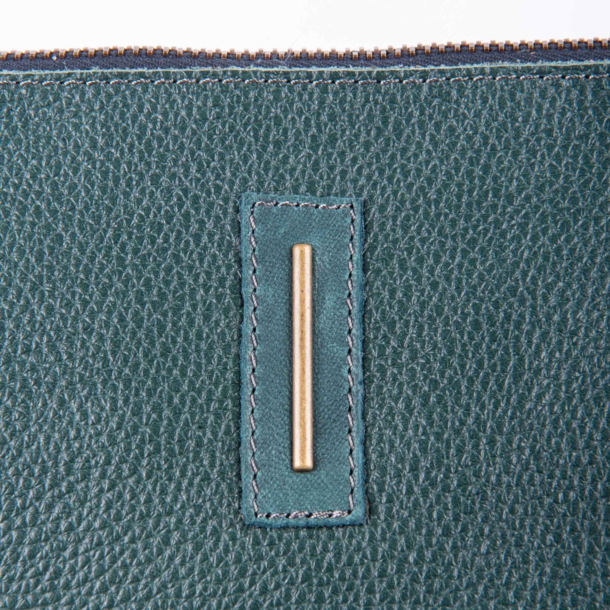 Pia Large new york cardo marino - borsellino in pelle verde - Marta Ray