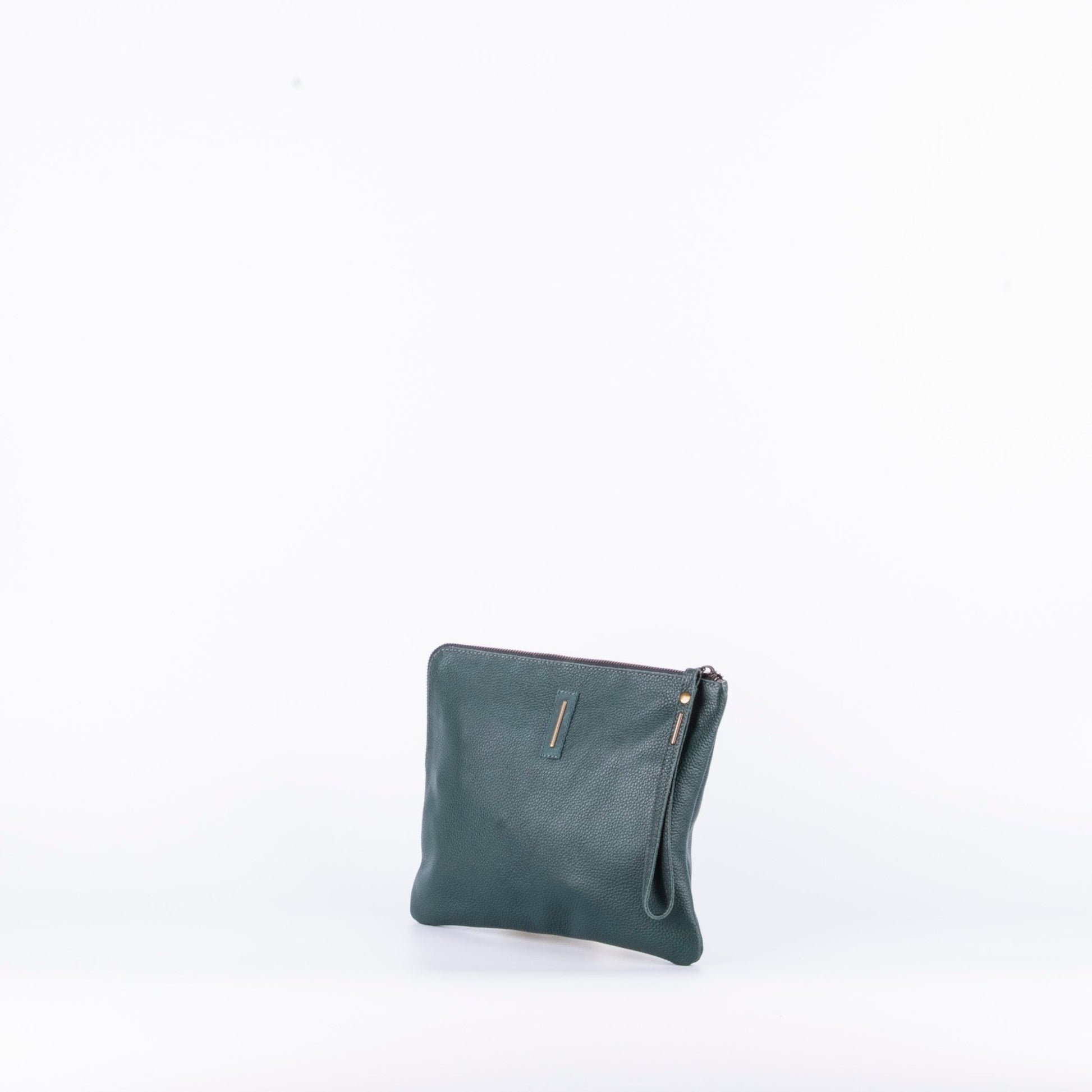 Pia Large new york cardo marino - borsellino in pelle verde - Marta Ray