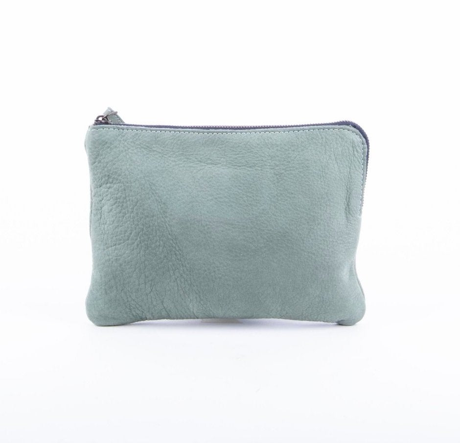 Pia Medium long beach edera - borsa make-up in pelle verde - Marta Ray