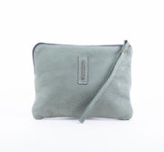Pia Medium long beach edera - borsa make-up in pelle verde - Marta Ray
