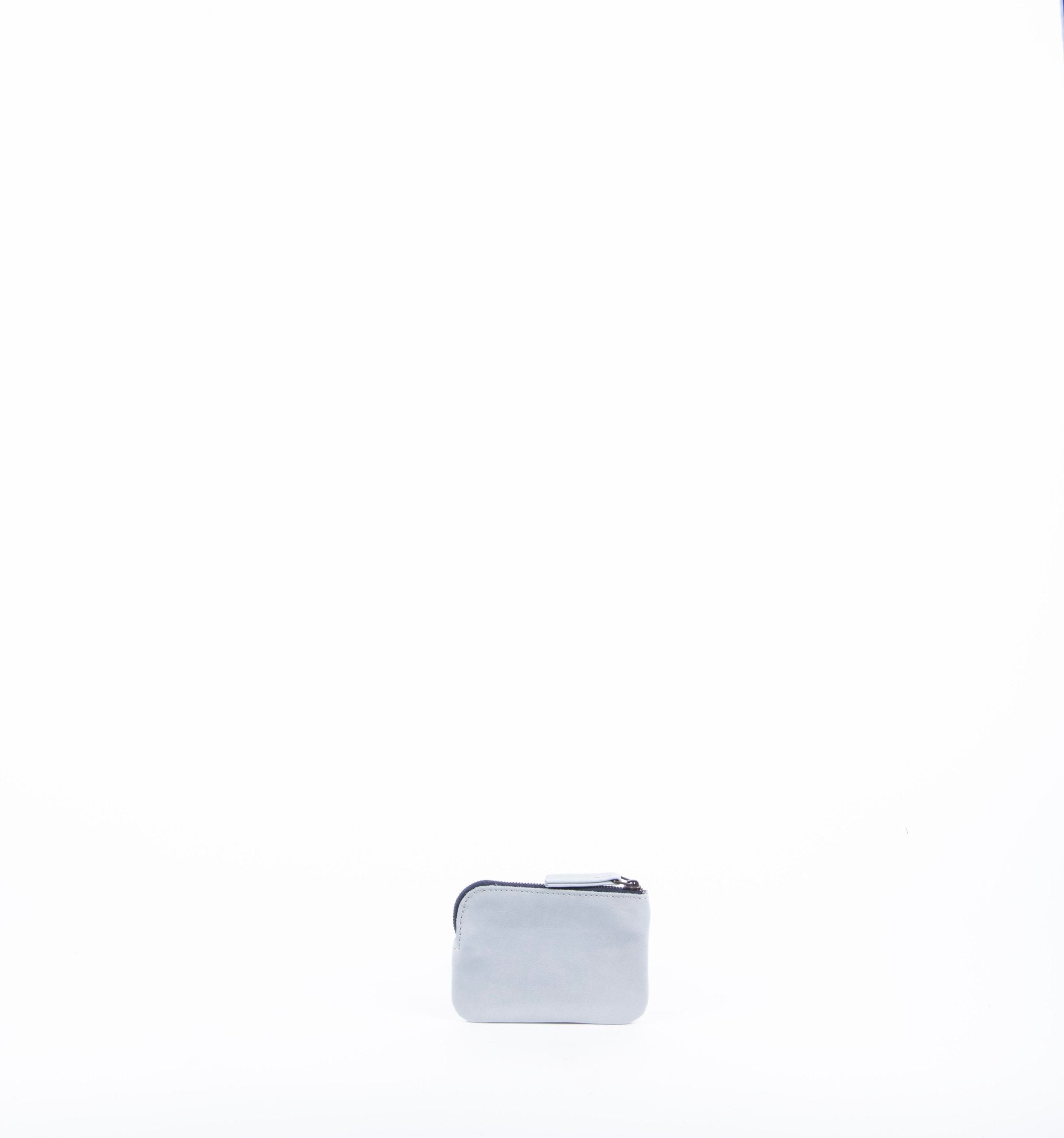 Pia Mini long beach geyser - borsa make-up in pelle grigia - Marta Ray