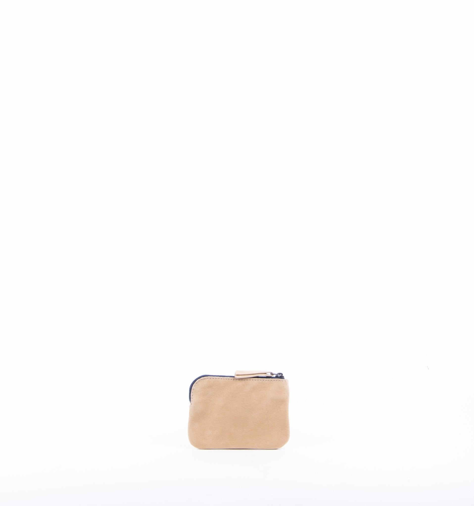 Pia Mini long beach noce - borsa make-up in pelle beige - Marta Ray