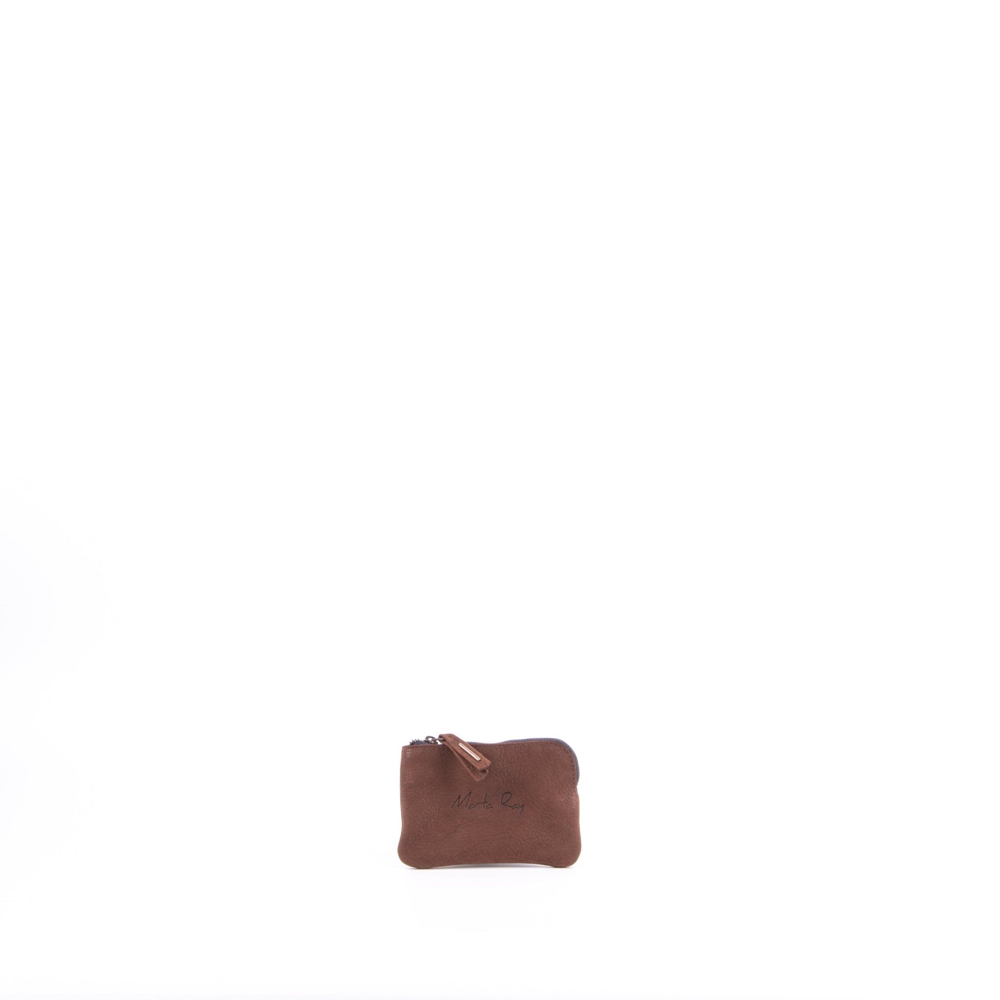 Pia Mini long beach sigaro - borsa make-up in pelle marrone - Marta Ray