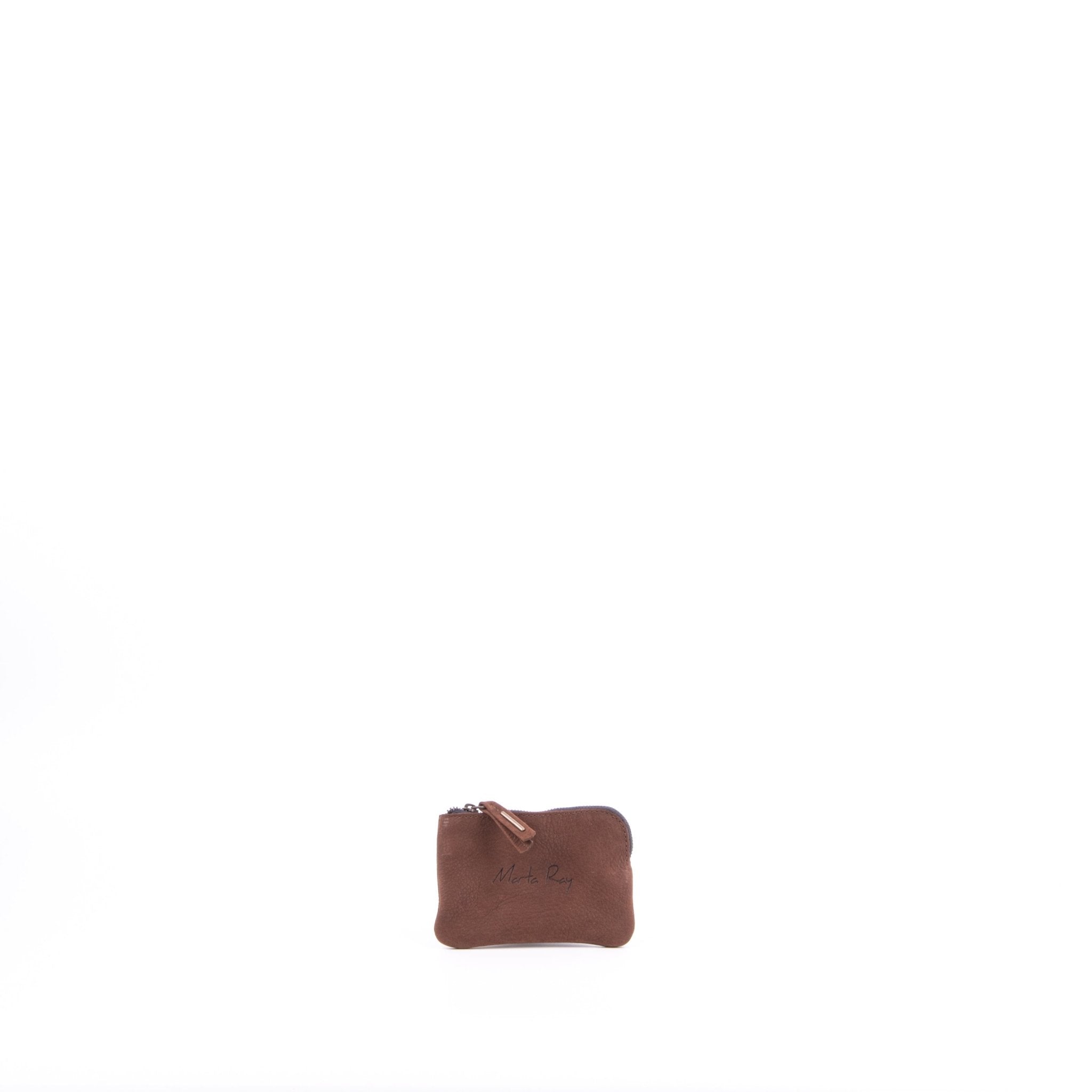 Pia Mini long beach sigaro - borsa make-up in pelle marrone - Marta Ray