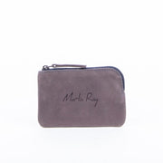 Pia Mini long beach underground - borsa make-up in pelle grigia - Marta Ray