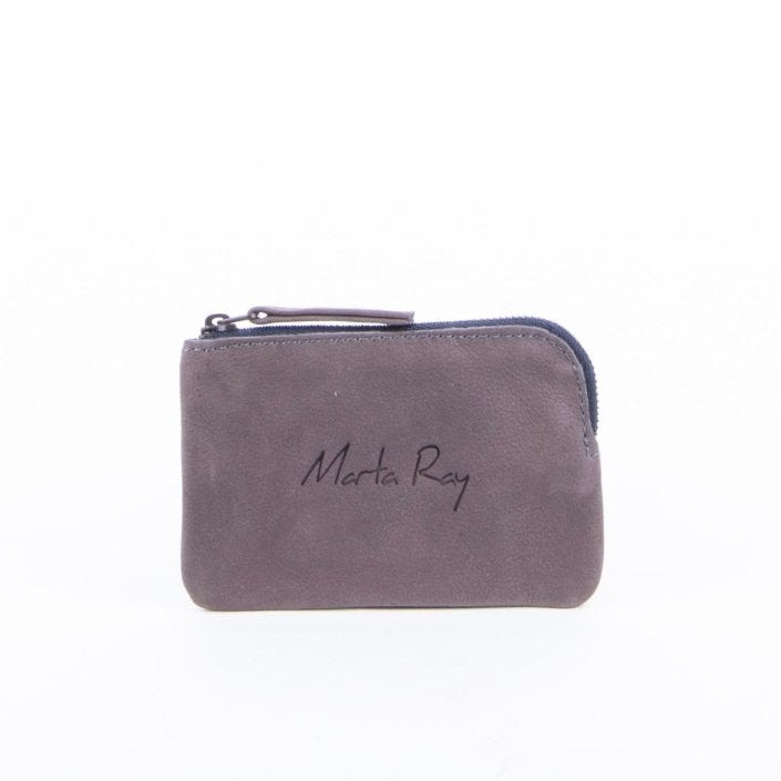 Pia Mini long beach underground - borsa make-up in pelle grigia - Marta Ray