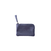 Pia Mini mousse dark grey - borsa make-up in pelle grigia - Marta Ray
