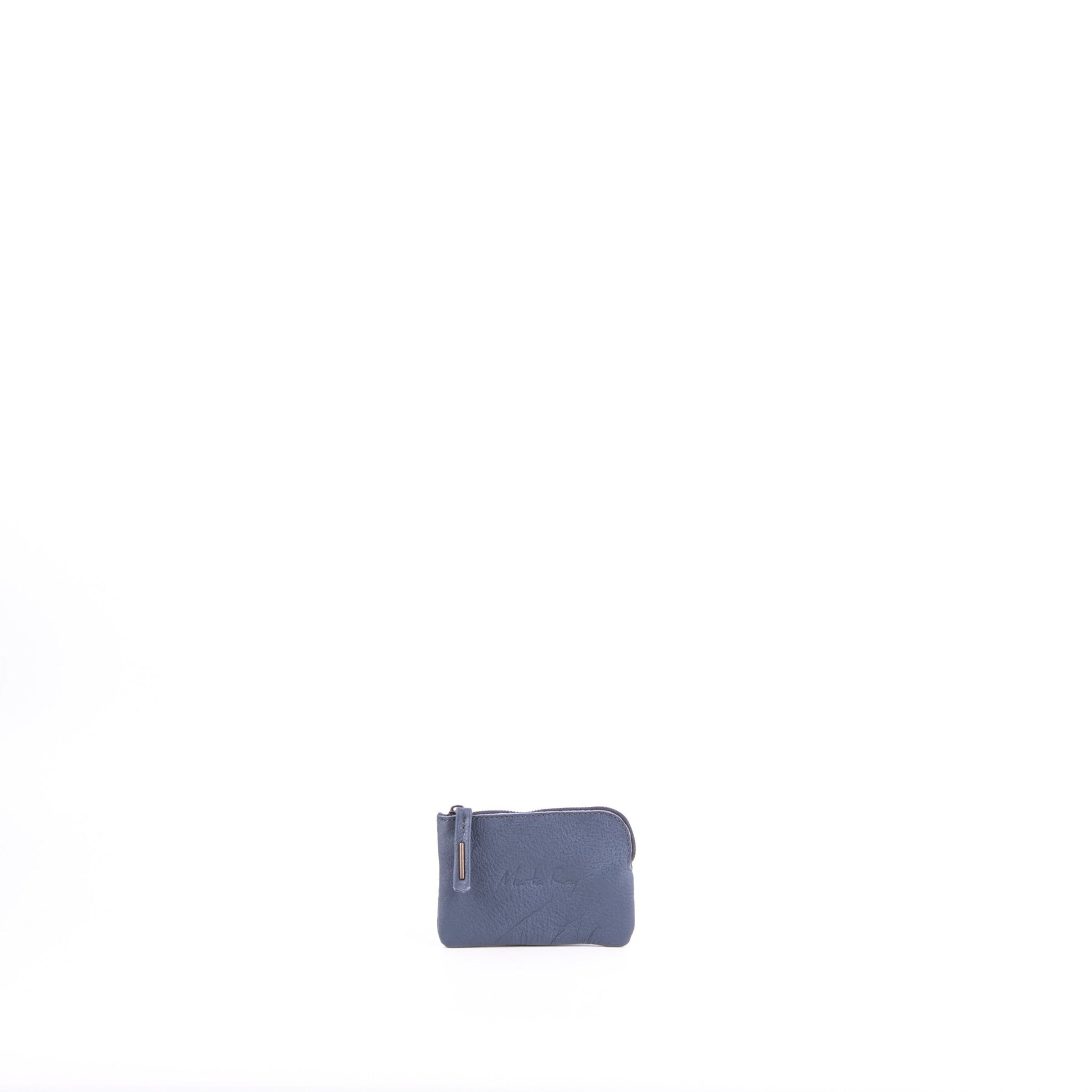 Pia Mini new york oceania - borsa make-up in pelle blu - Marta Ray
