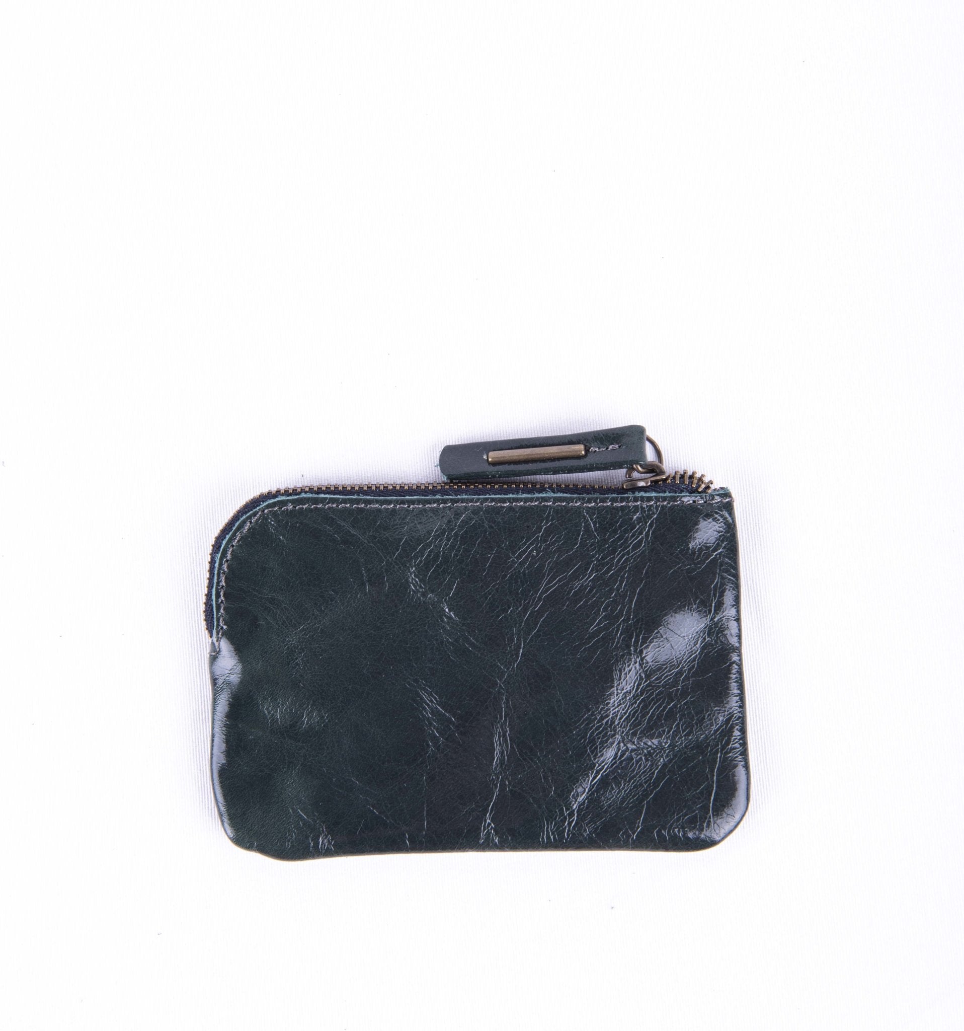 Pia Mini vernice pino - borsa make-up in pelle verde - Marta Ray