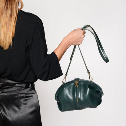 Pouf Medium glossy verde - Marta Ray
