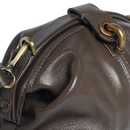 Pouf Small glossy taupe - Marta Ray