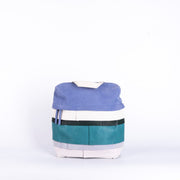 Raquel pantone mix 2 - zaino in pelle blu bianco celeste - Marta Ray