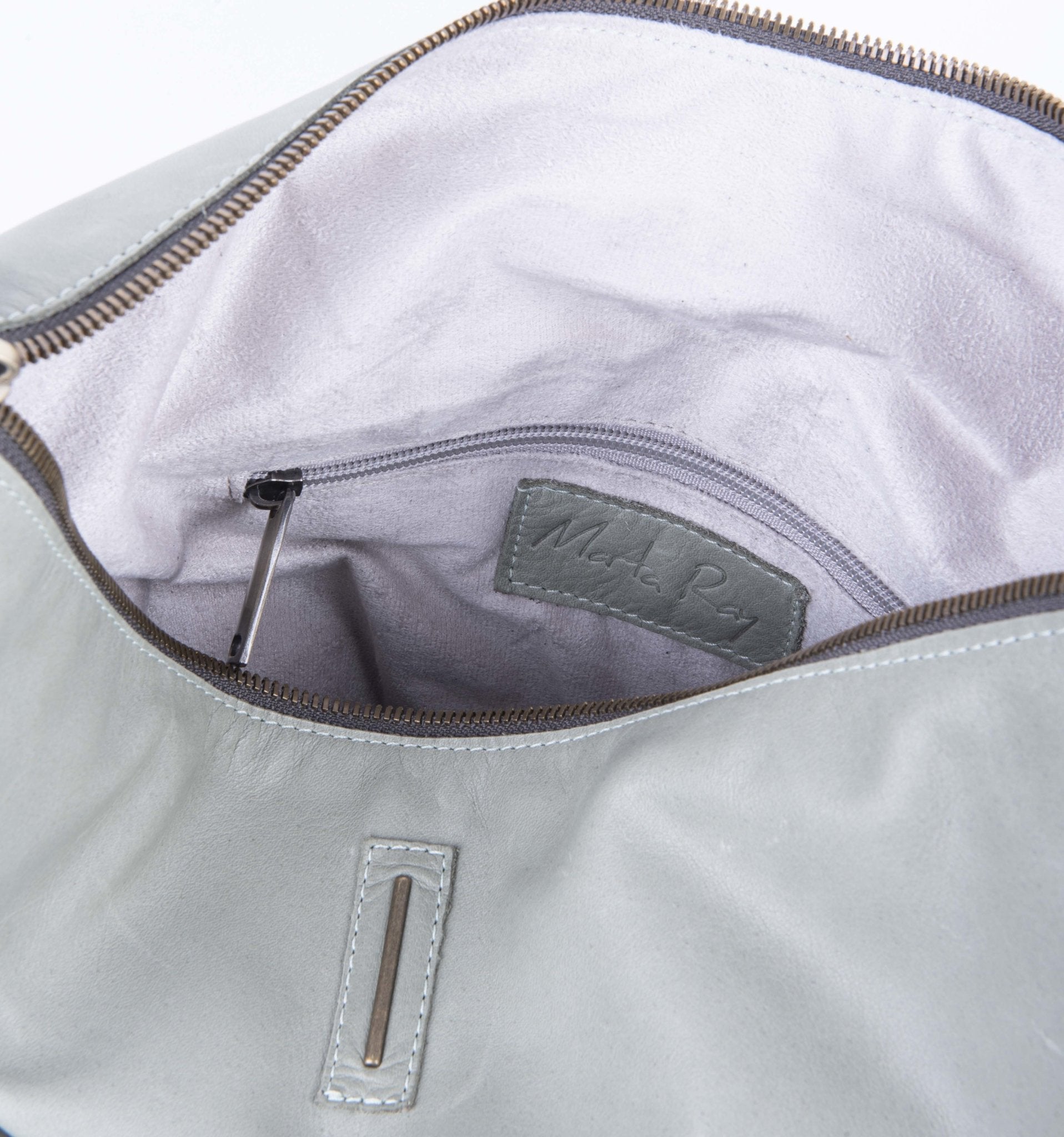 Rumi mousse edera - zaino in pelle verde - Marta Ray