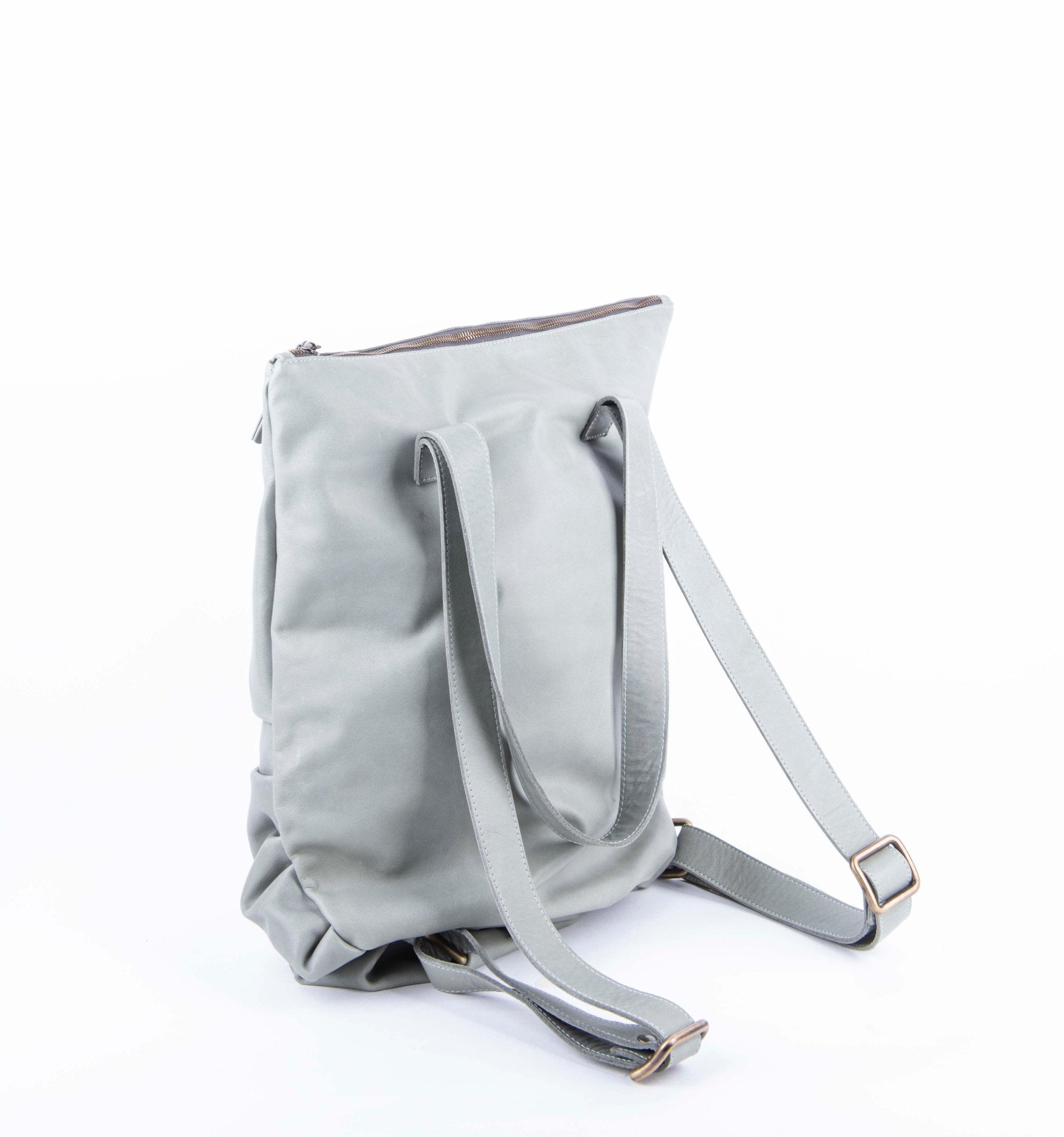 Rumi mousse edera - zaino in pelle verde - Marta Ray